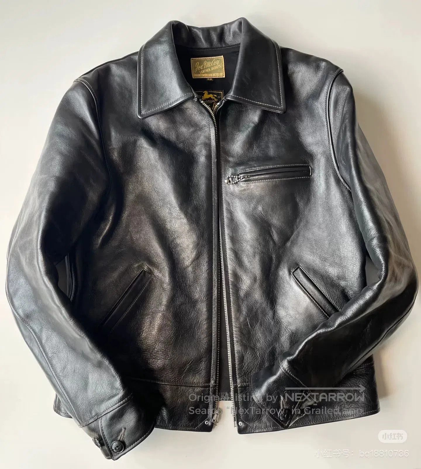 The Real McCoy's 1930s The Real McCoy's Nelson Leather Jacket. Size US M / EU 48-50 / 2 - 1 Thumbnail