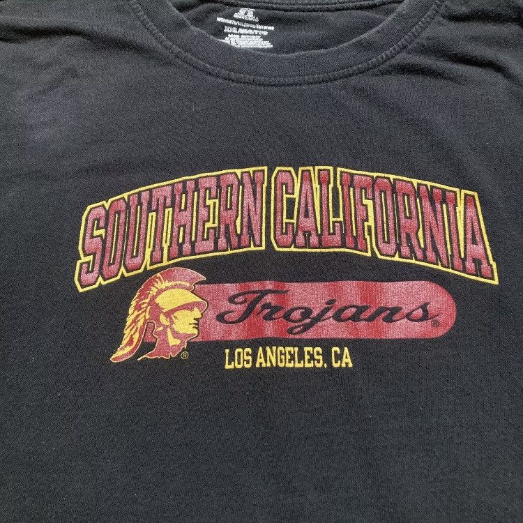 NCAA × Russell Athletic Russell Athletic USC Trojans College T Shirt Size XXL / US 16-18 / IT 52-54 - 2 Thumbnail