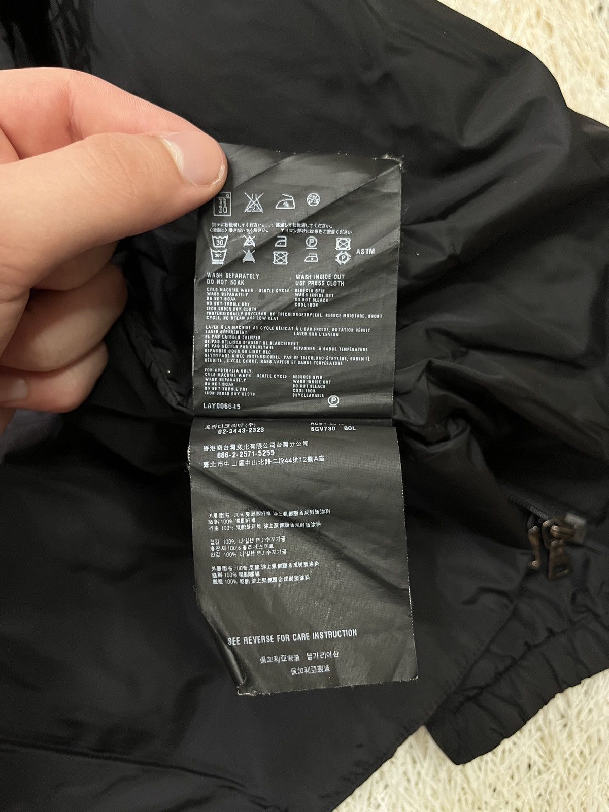 Prada Vintage Prada Black Nylon Bomber Jacket Sport Gore-Tex Size US L / EU 52-54 / 3 - 21 Thumbnail