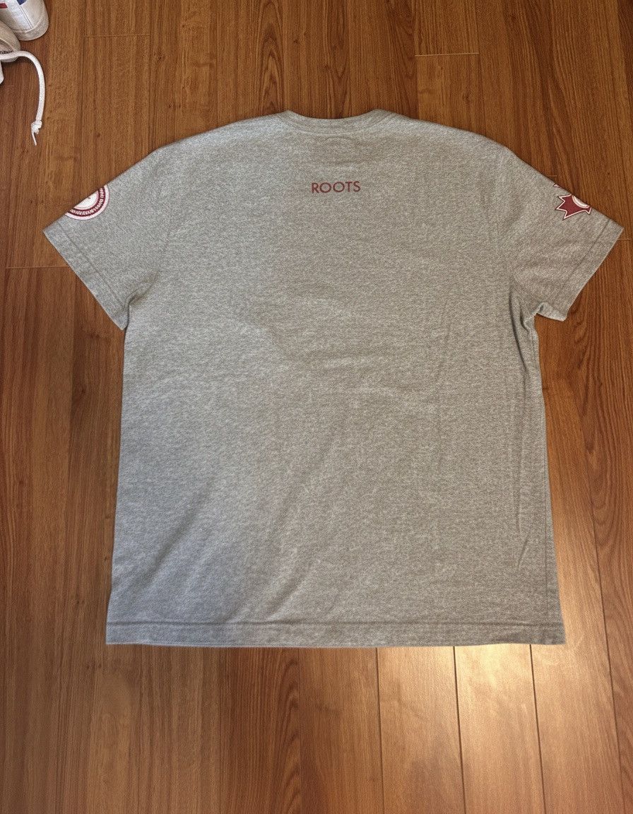 Roots 2004 Roots Athens Winter Olympics Canada Baggy Gray Tee Size US L / EU 52-54 / 3 - 4 Thumbnail
