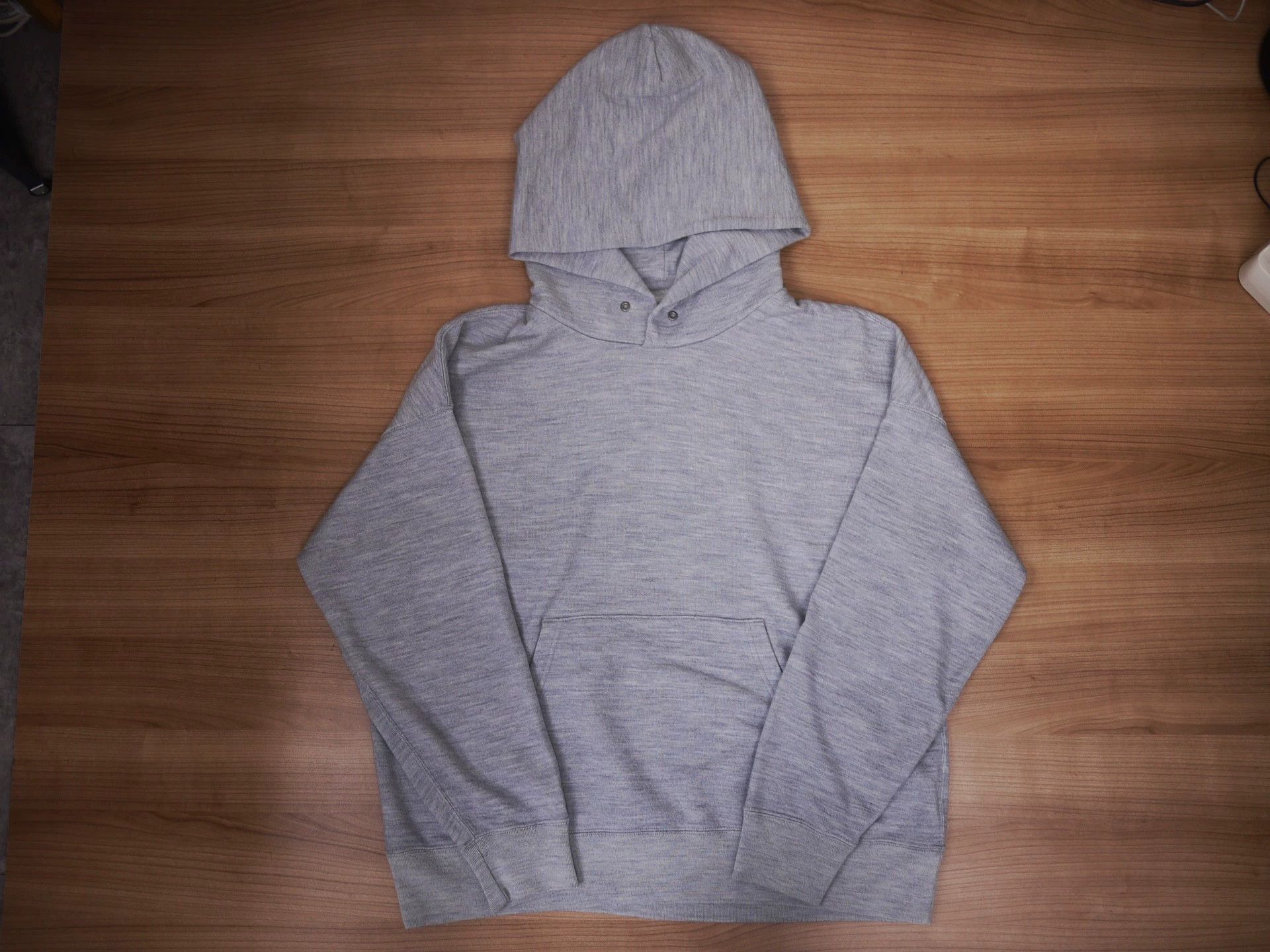 Visvim Gray Oversized Hoodie with Kangaroo Pocket Size US L / EU 52-54 / 3 - 1 Thumbnail