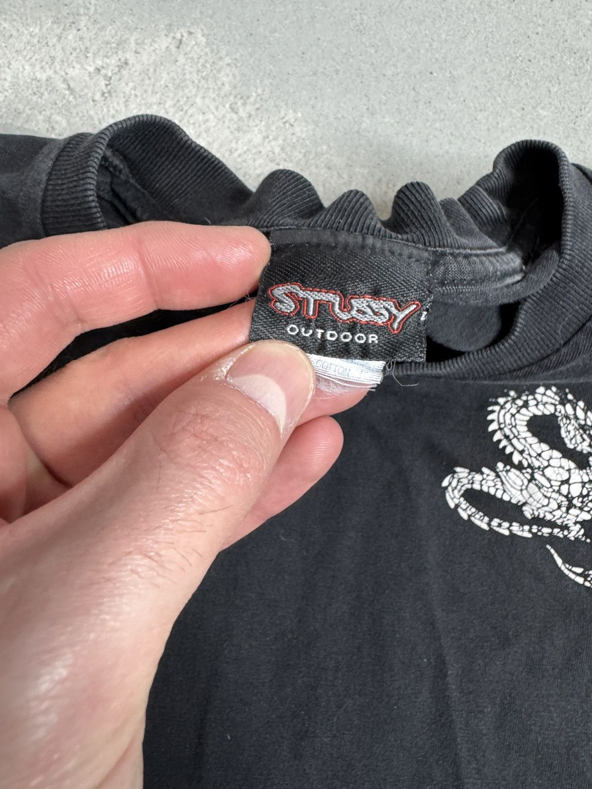 Stussy × Vintage Vintage Stussy dragon logo Japanese style 2k hype t-shirt Size US M / EU 48-50 / 2 - 3 Thumbnail
