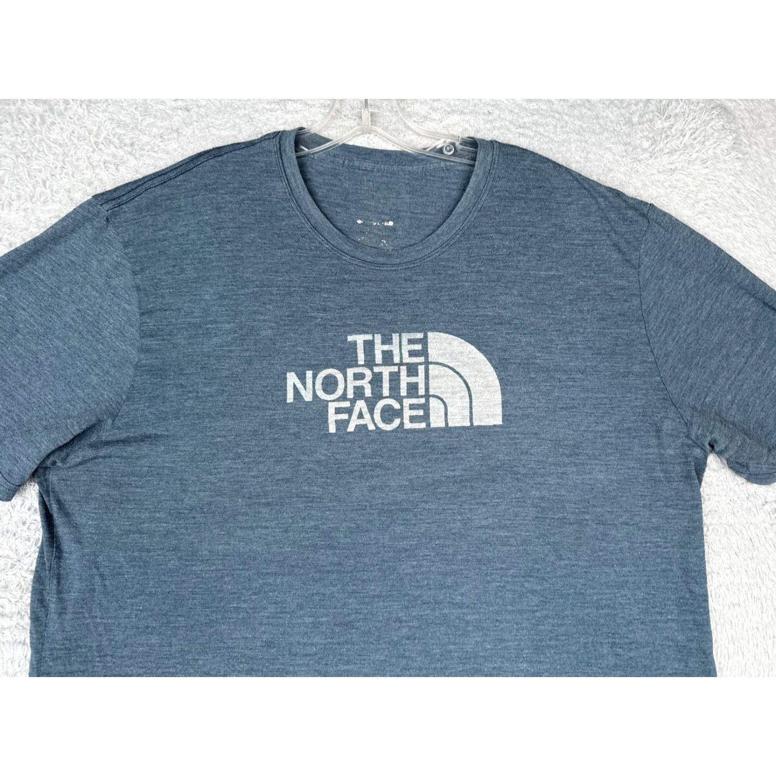 The North Face The North Face Shirt Men L Blue Short Sleeve Crew Neck Cotton Blend READ Size US L / EU 52-54 / 3 - 4 Thumbnail