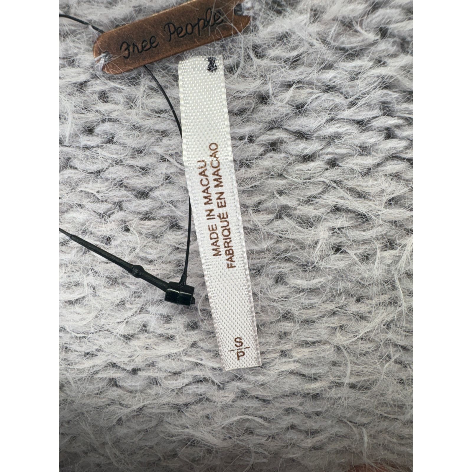 Free People Free People Olivia Pullover Fuzzy Cropped Sweater Womens S Size S / US 4 / IT 40 - 7 Thumbnail
