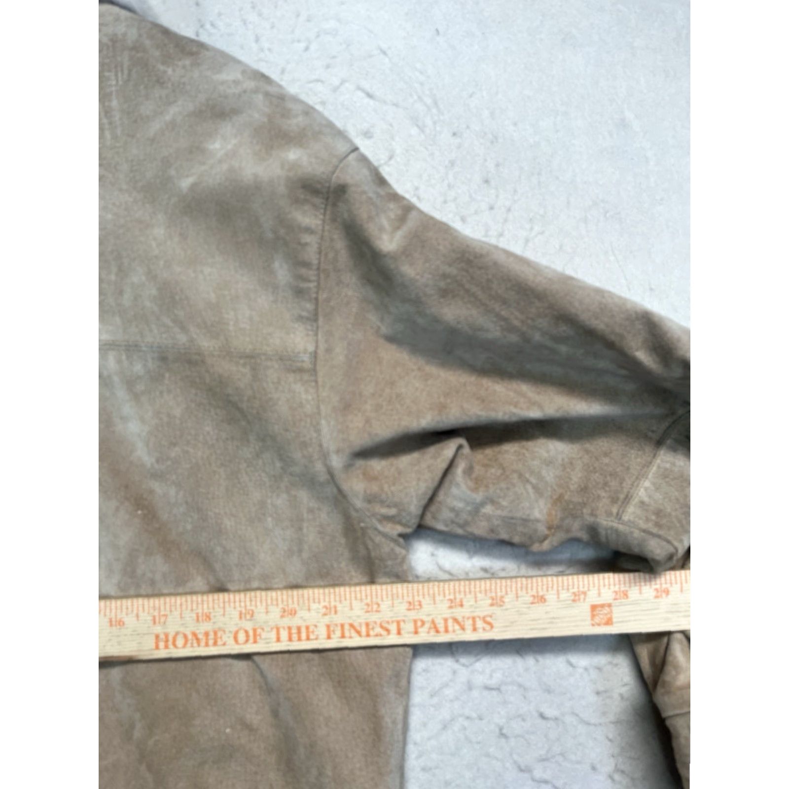 Vintage VINTAGE Winlit Leather Jacket Beige 100% Leather Size Medium Women Suede Tan See Pics Jacket Women Medium Beige Leather Size M / US 6-8 / IT 42-44 - 3 Thumbnail