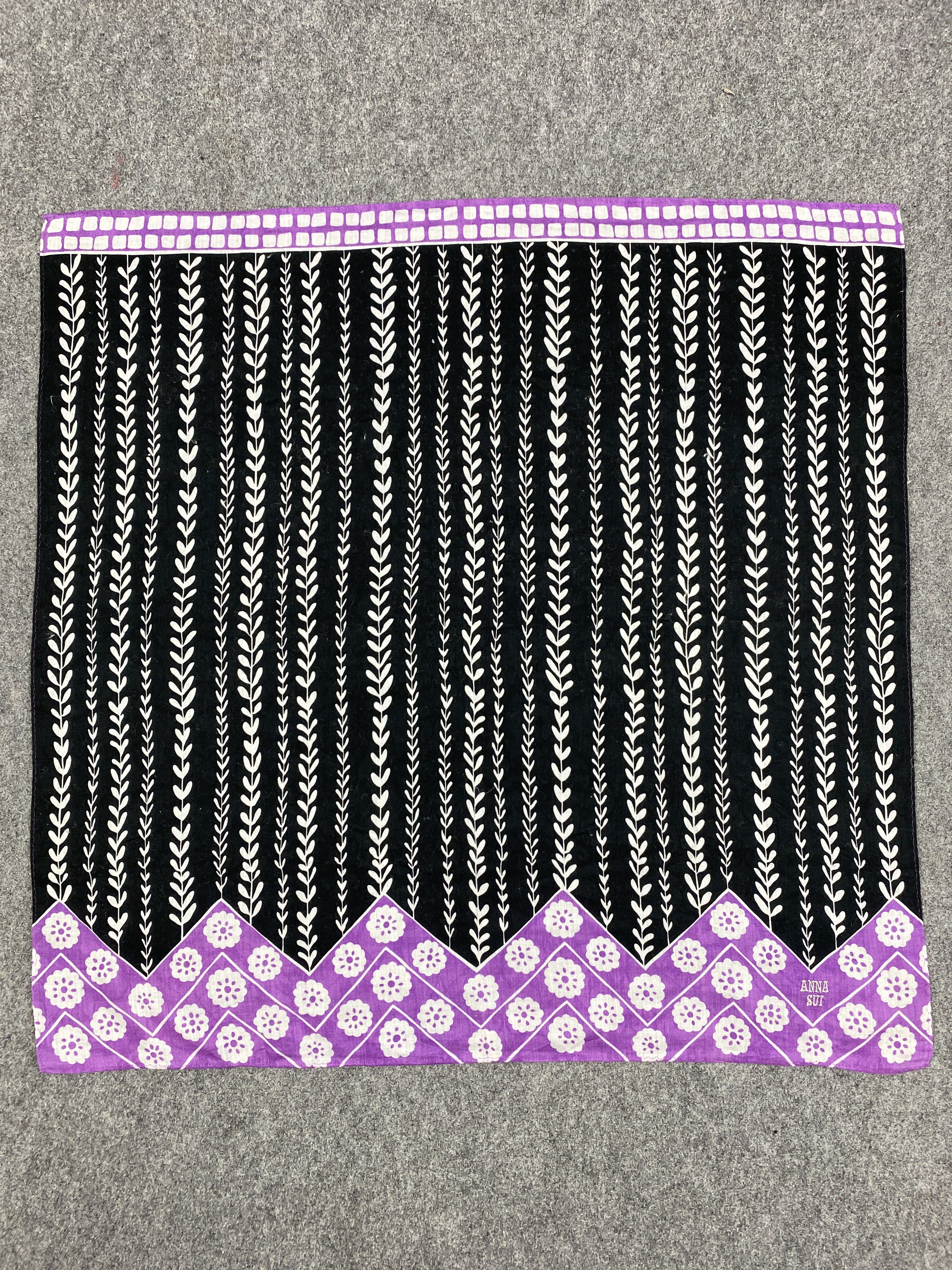 Anna Sui × Designer Anna Sui Handkerchief / Neckwear / Bandana HKC0555 Size ONE SIZE - 4 Thumbnail