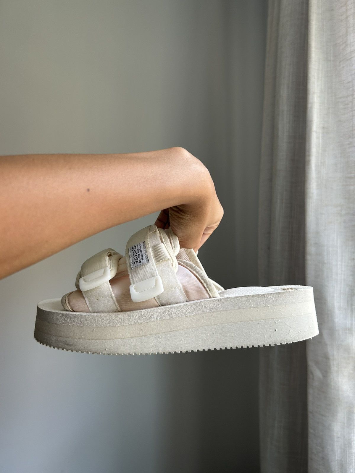 Suicoke Suicoke white platform sandals Size US 10 / IT 40 - 3 Thumbnail