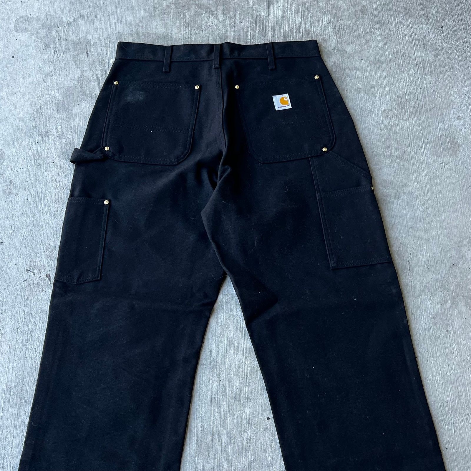 Carhartt × Vintage Carhartt black double knee work wear carpenter pants Size US 33 - 5 Thumbnail