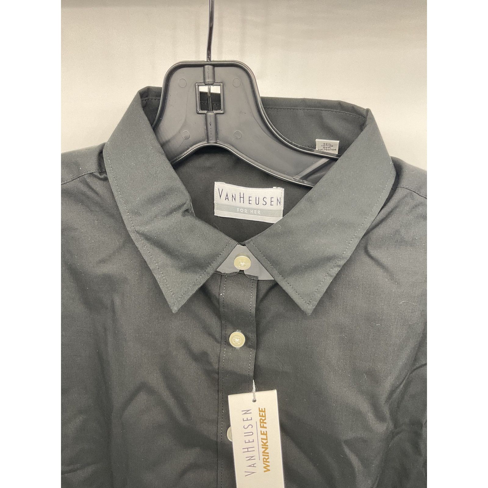 Van Heusen Van Heusen Women’s Button Up Dress Shirt - Size 8-10/M Size M / US 6-8 / IT 42-44 - 3 Thumbnail