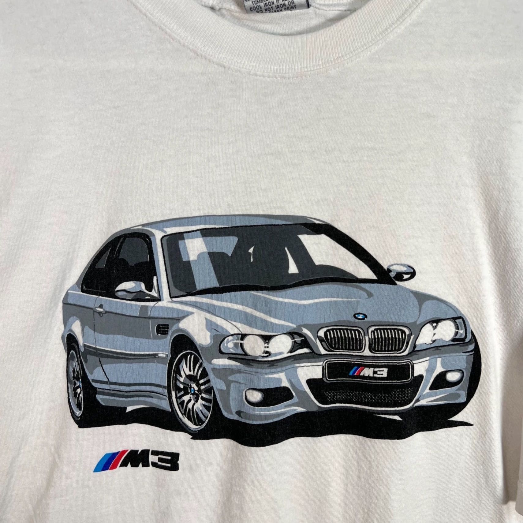 BMW VINTAGE Gear For Sports BMW M3 E46 Graphic T-Shirt Mens Size XL White Size US XL / EU 56 / 4 - 4 Thumbnail