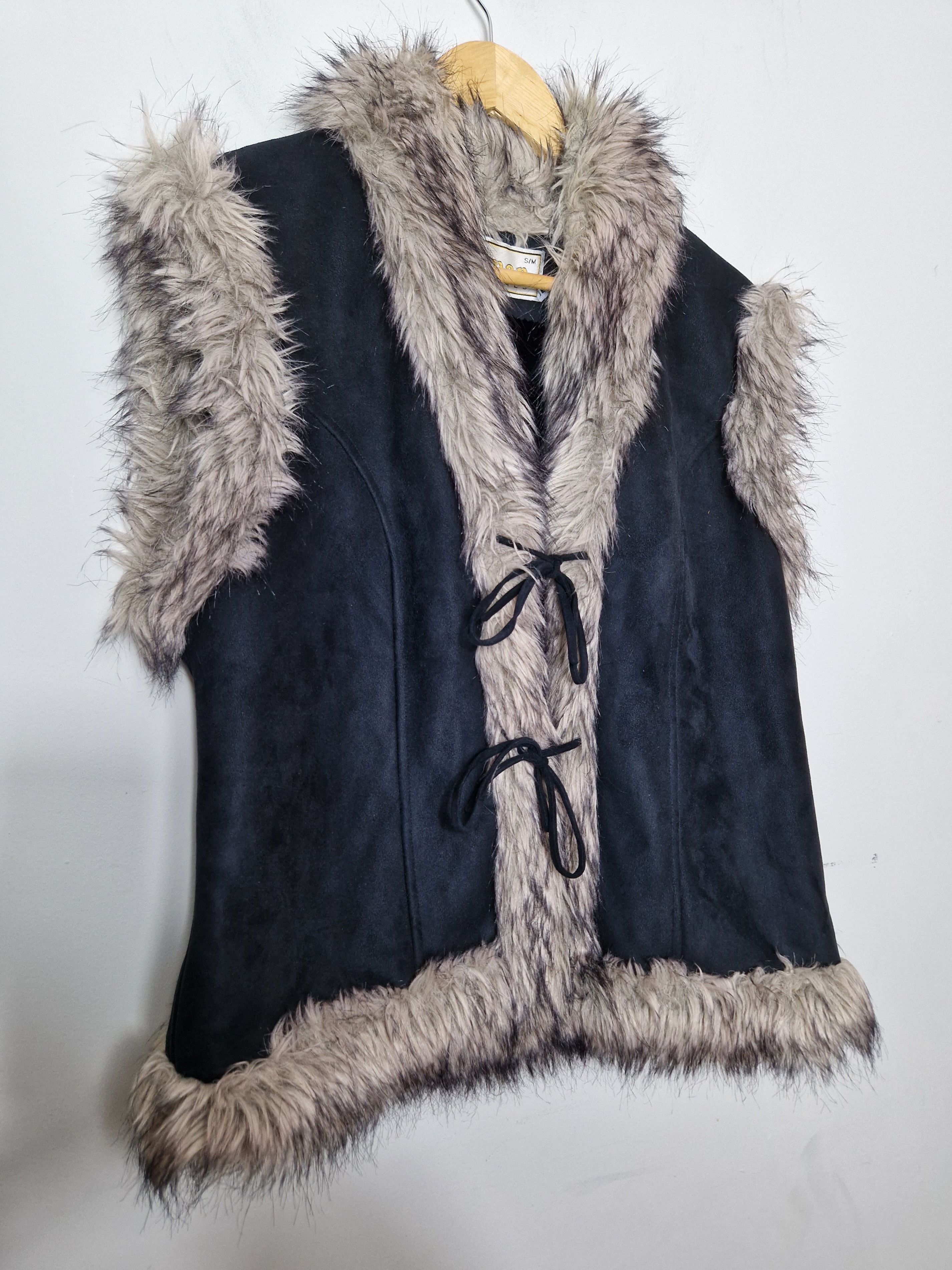 If Six Was Nine × Vintage vintage faux fur vest Size XL / US 12-14 / IT 48-50 - 6 Thumbnail