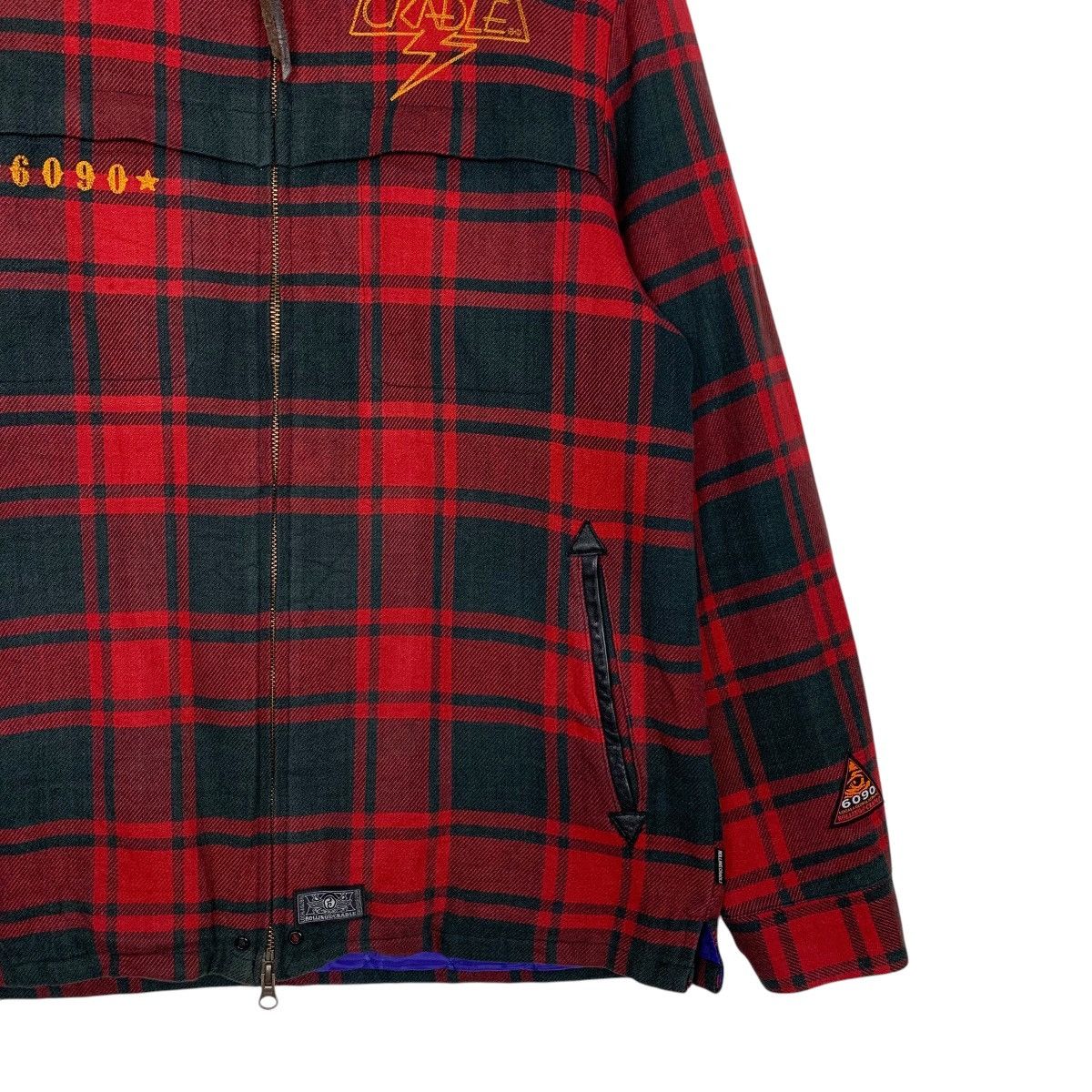 Japanese Brand ROLLING CRADLE Buffalo Check Pattern Work Jacket #2714-C122 Size US M / EU 48-50 / 2 - 4 Thumbnail