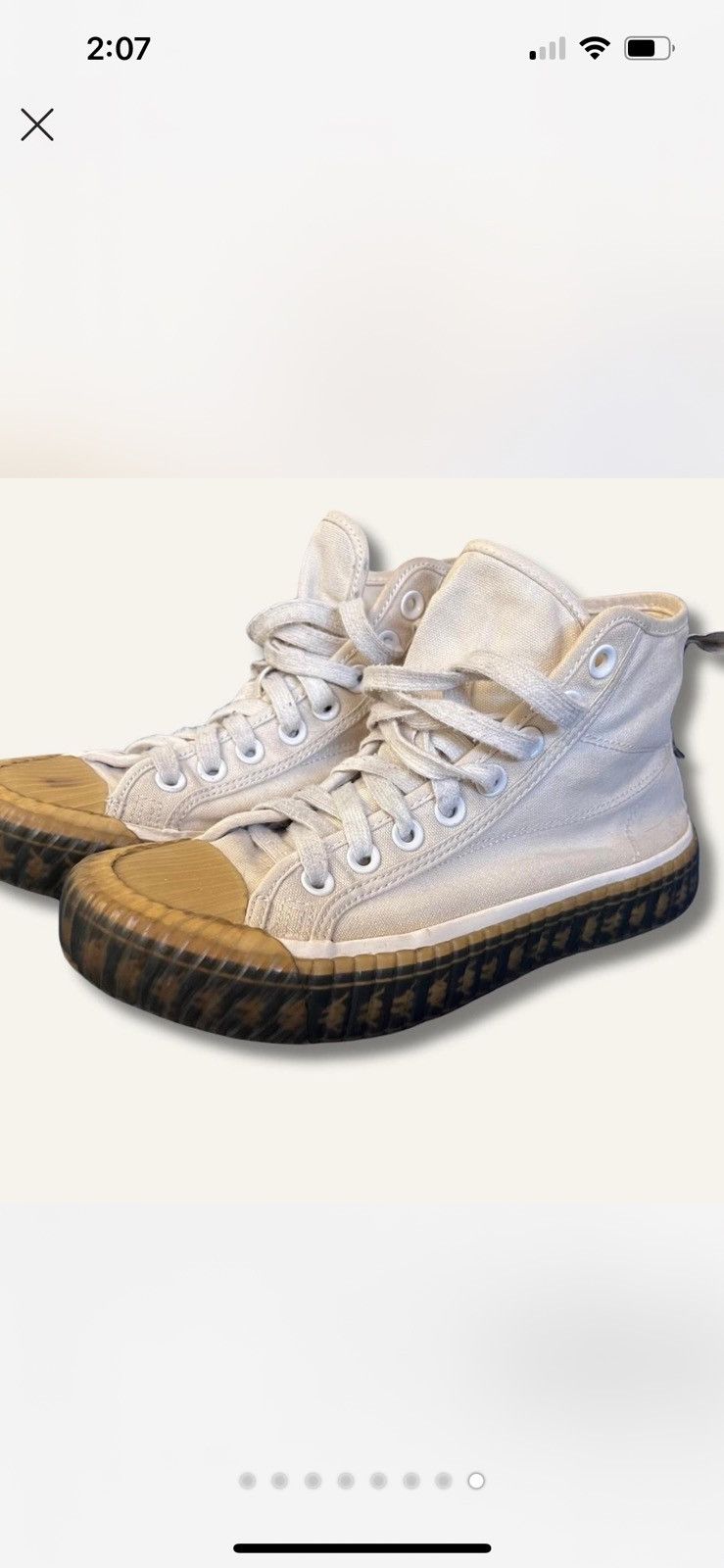 Kappa Rare Kappa High-Top Canvas Sneakers size 7 Size US 7 / EU 40 - 8 Thumbnail