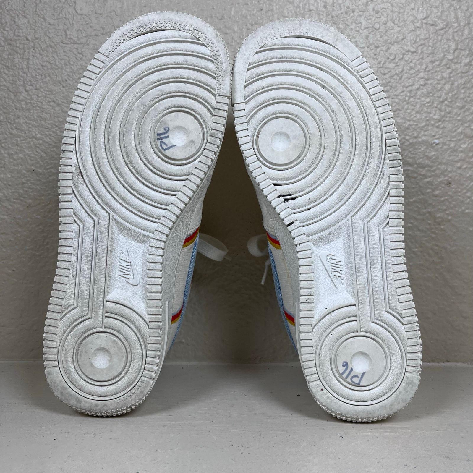Nike Nike Air Force 1 LV8 Low Sail Denim Swoosh Shoes Women's Size US 7 / IT 37 - 4 Thumbnail