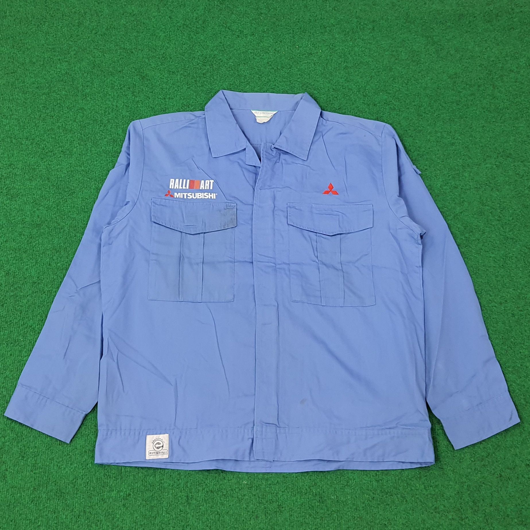 Japanese Brand Vintage Mitsubishi RalliArt Racing Sports Jacket C246N1 Size US L / EU 52-54 / 3 - 2 Thumbnail