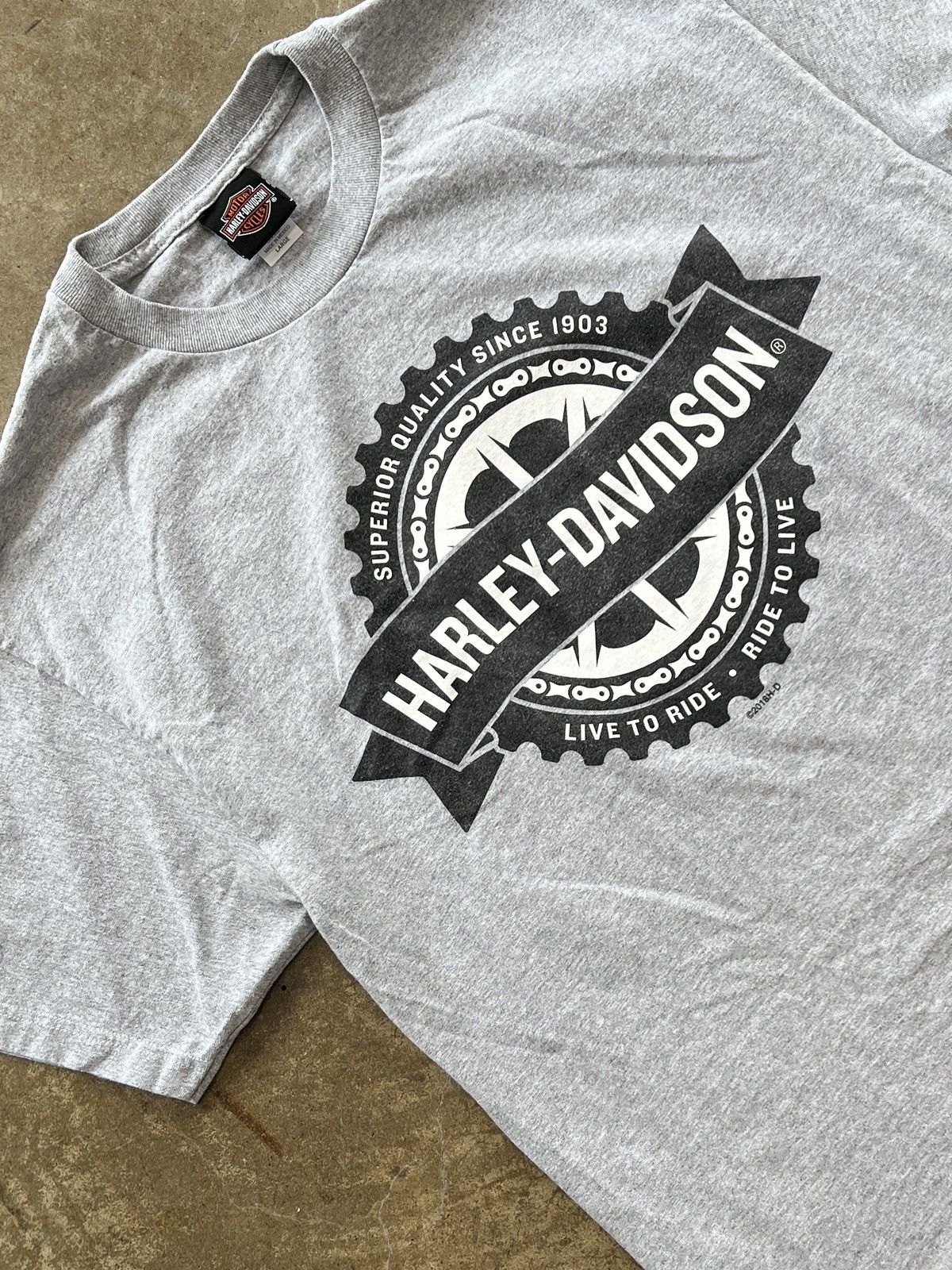 Harley Davidson Harley Davidson Music City Nashville Motorcycle Tee Large Size US L / EU 52-54 / 3 - 5 Thumbnail
