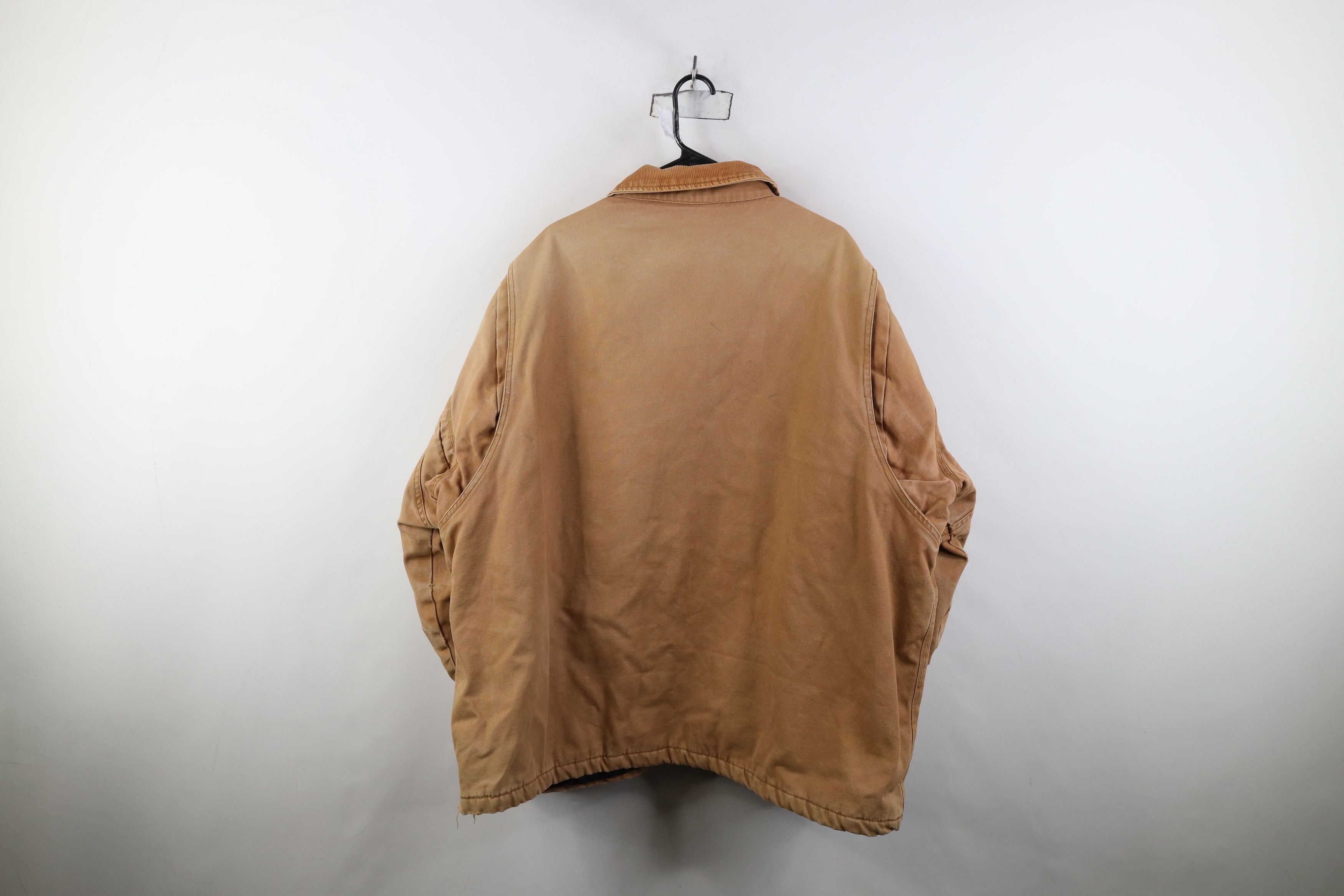 Vintage Vintage 90s Y2K Streetwear Canvas Quilted Chore Barn Jacket Size US XXL / EU 58 / 5 - 15 Thumbnail
