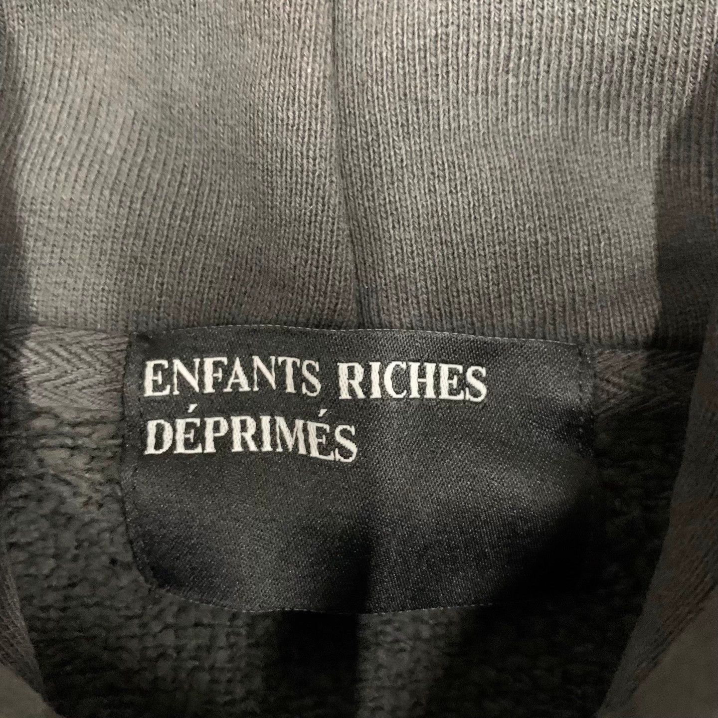 Enfants Riches Deprimes ERD Washed Black Short Hoodie L Near MINT Size L / US 10 / IT 46 - 6 Thumbnail