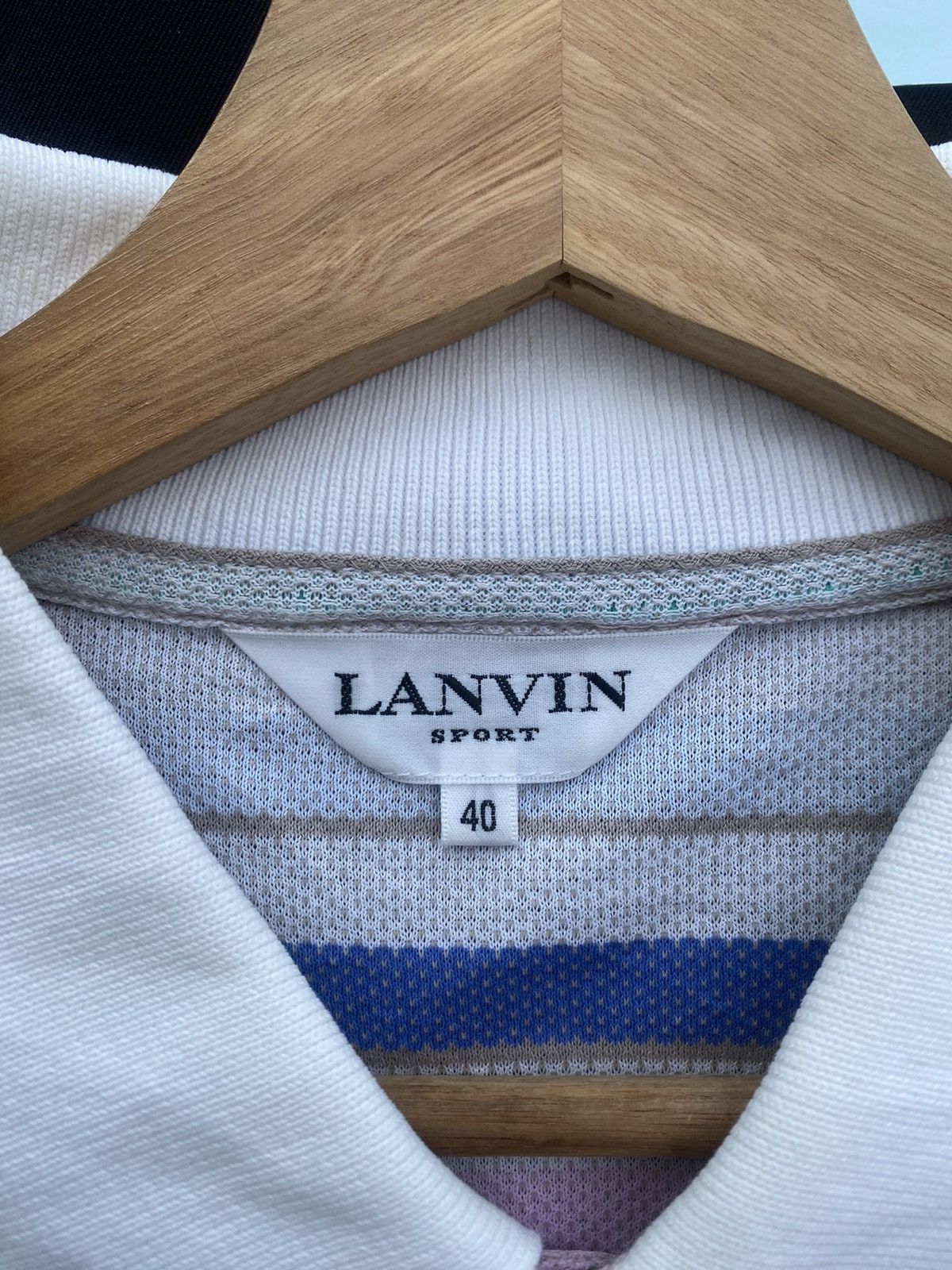 Lanvin Rare Vintage LANVIN Sport Polo Shirt Size US S / EU 44-46 / 1 - 7 Thumbnail