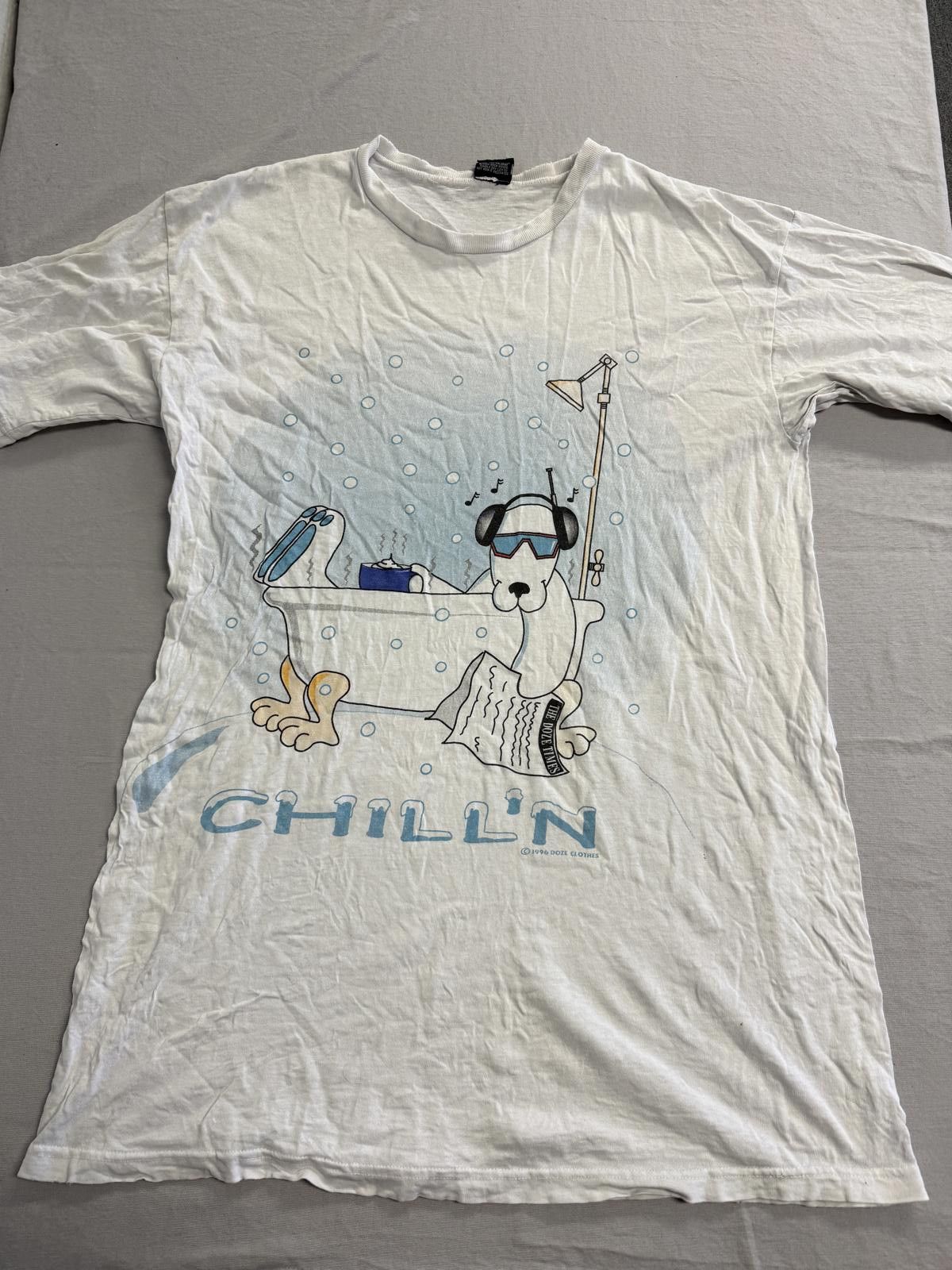 Aime Leon Dore Vintage Pajama T-shirt Chill'n Polar Bear Clawfoot Tub Doze Size US M / EU 48-50 / 2 - 1 Thumbnail