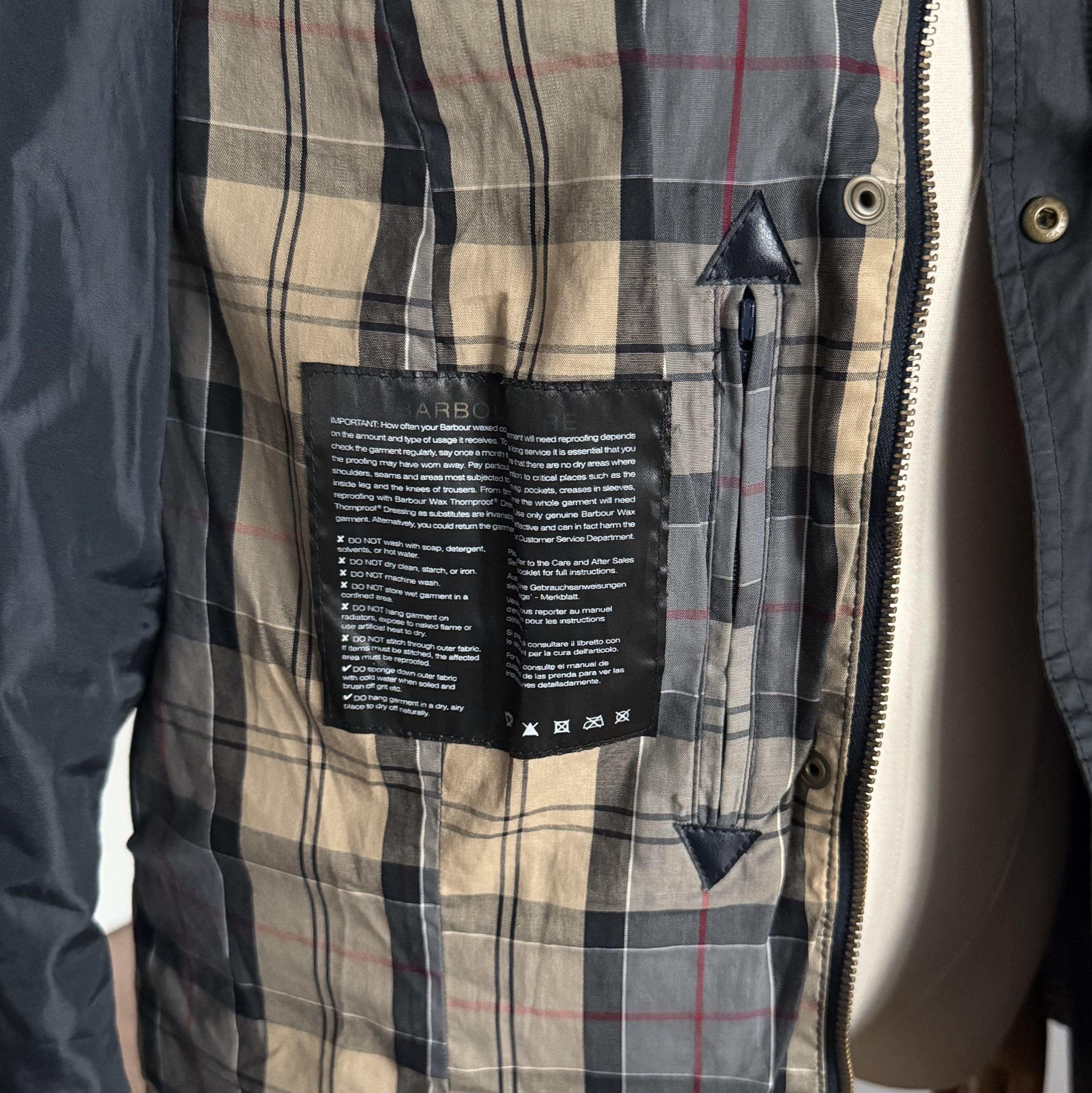 Barbour BARBOUR Tennant Wax Jacket Black Made E Rewax British Style Size XXL / US 16-18 / IT 52-54 - 18 Thumbnail