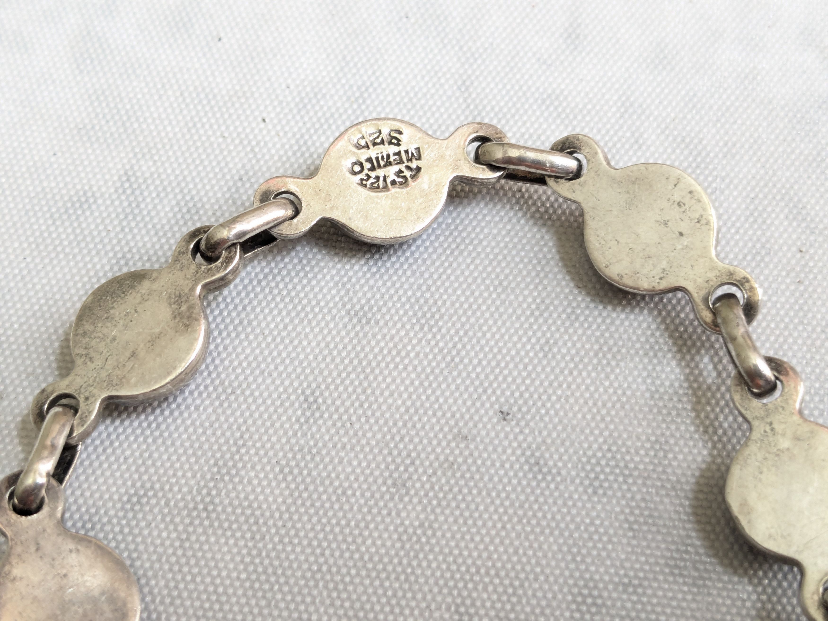 Vintage Vintage Taxco Sterling Silver Bracelet Taxco 7.25" Mexico Size ONE SIZE - 5 Thumbnail
