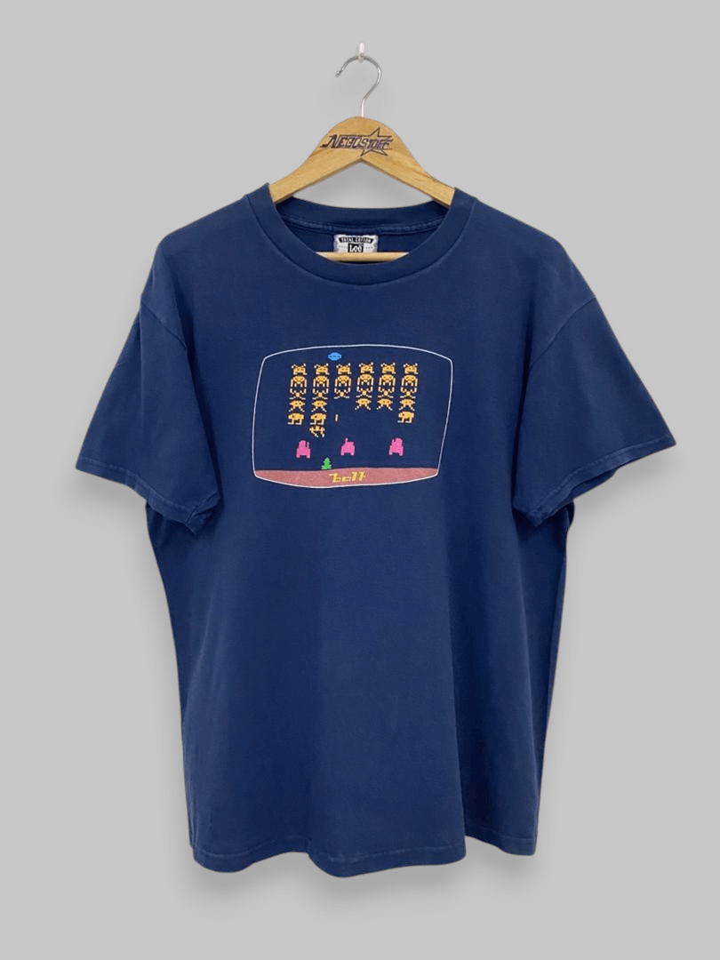 Vintage VTG 90S Space Invaders Games promo tees by LEE Size US XL / EU 56 / 4 - 1 Thumbnail