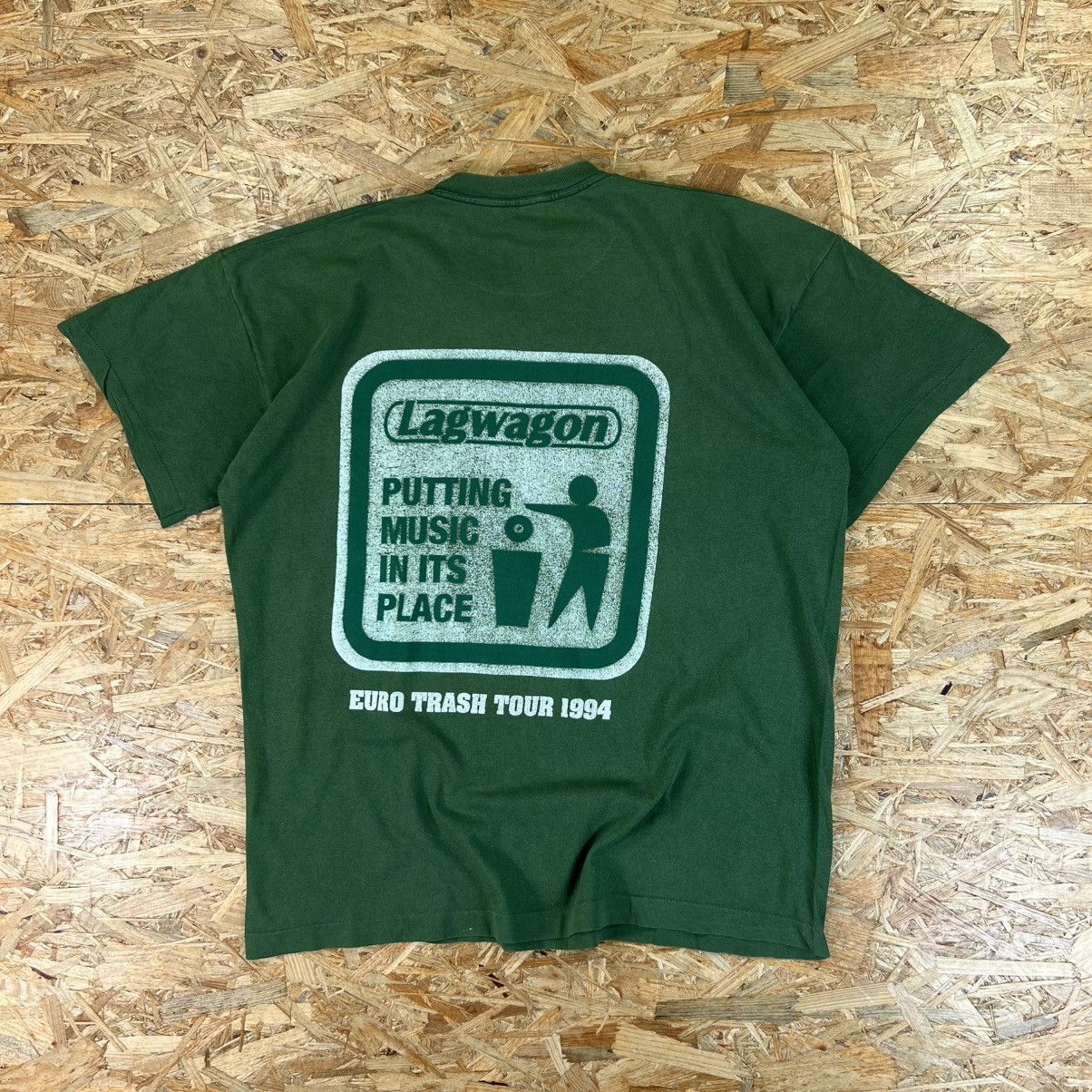 Band Tees × Vintage Vintage 1994 LAGWAGON Euro Trash Tour T Shirt 90s Band tee Size US XL / EU 56 / 4 - 11 Thumbnail