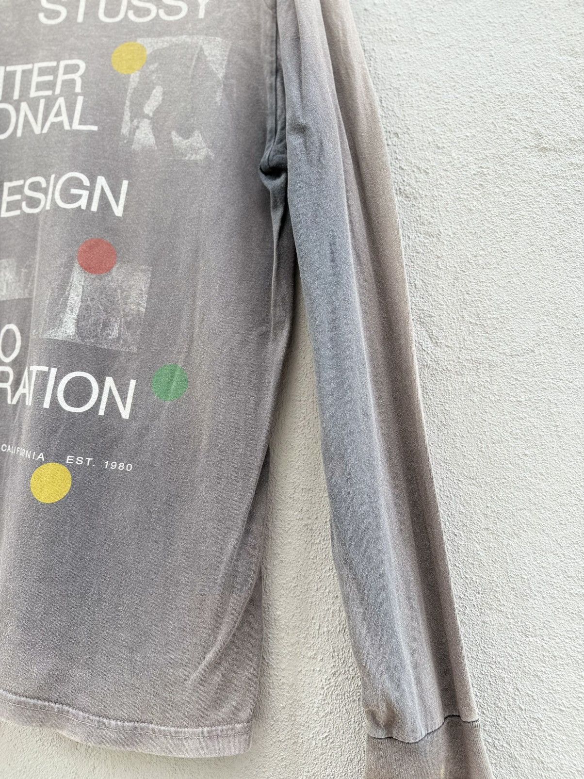 Stussy Thrashed Stussy International Design Corporation Sun Faded T Size US M / EU 48-50 / 2 - 4 Thumbnail