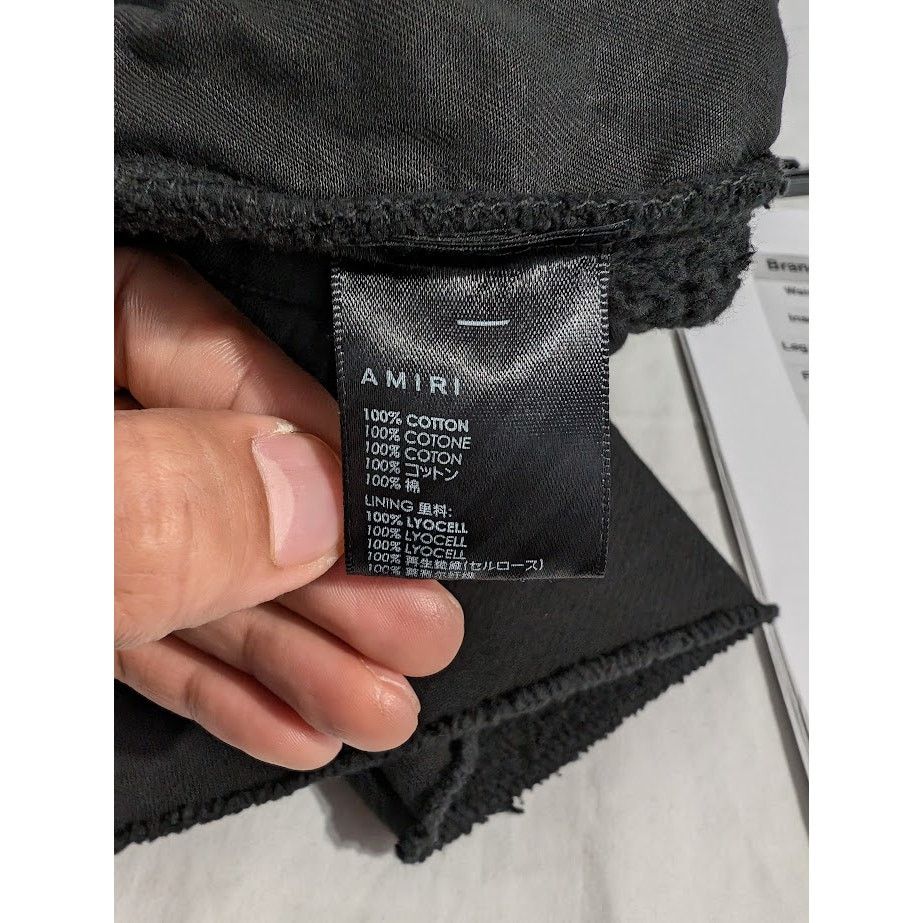 Amiri o1rshd1 Oversized 22 Football Short in Black Size US 30 / EU 46 - 14 Thumbnail