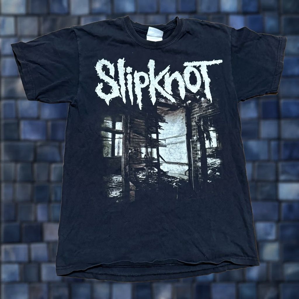 Hanes VINTAGE Slipknot Band Tee Tshirt Mens Small Faded Black Double Sided 90s Metal Music Hanes T-Shirt S Mens Black 90s Band Merch Boys Girls? Size US S / EU 44-46 / 1 - 1 Thumbnail