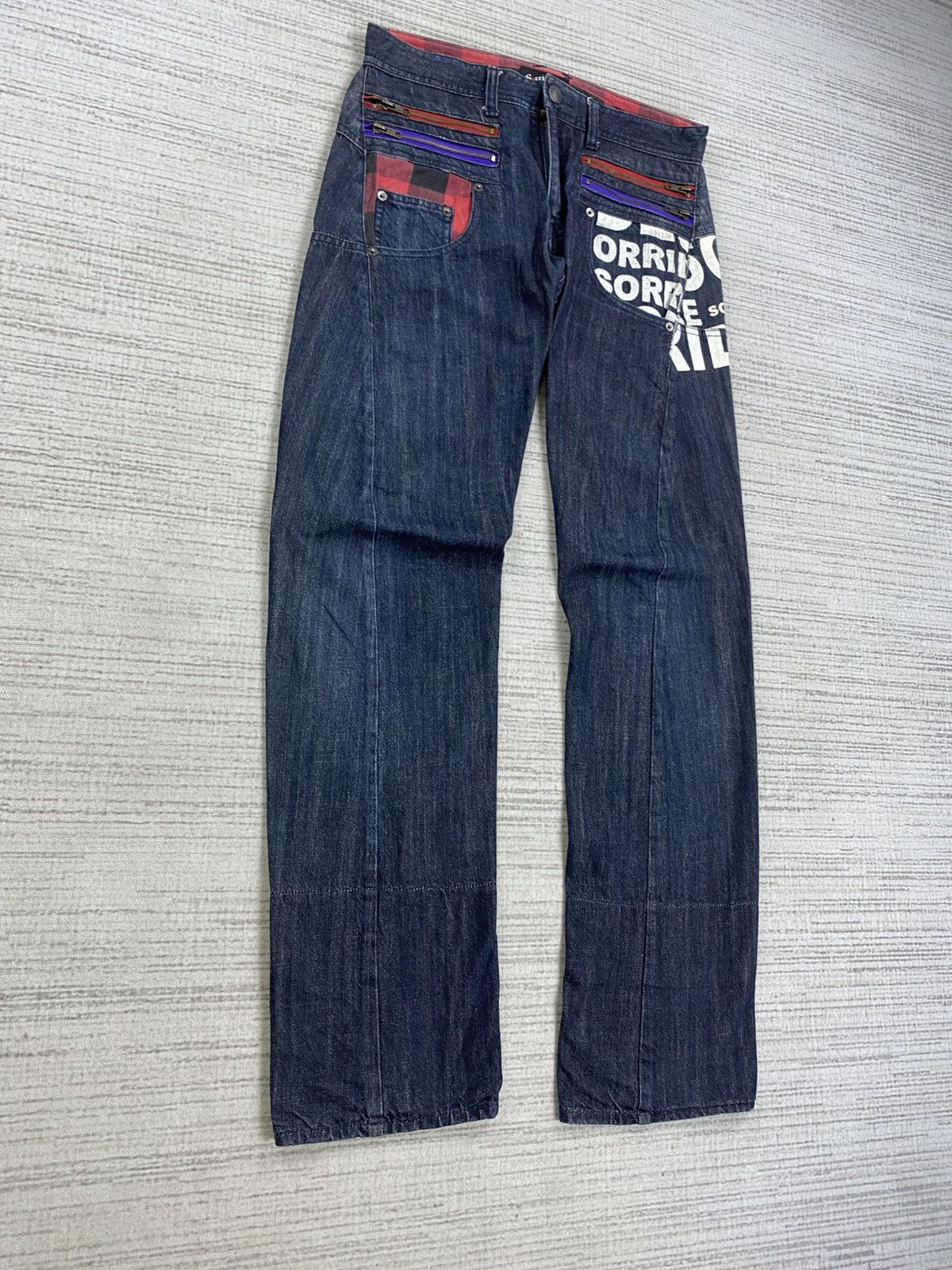 Hysteric Glamour Vintage Sorridere Hysteric Style Punk Design Denim Pants Size US 31 - 4 Thumbnail