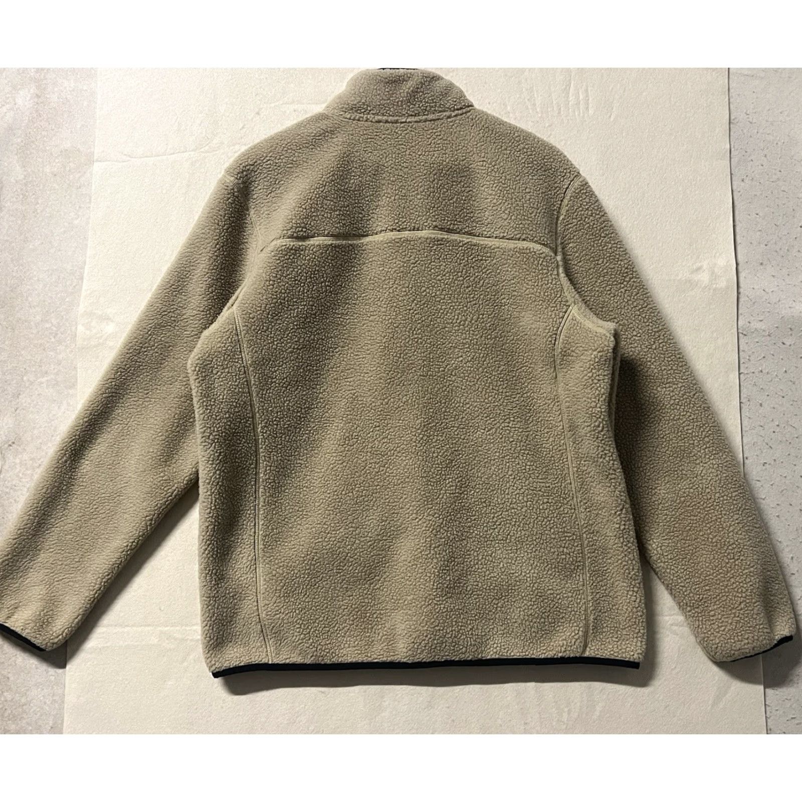 The North Face The North Face Jacket Men XL Beige Full Zip Sherpa Mid-Length Fleece Collared Logo Zip Size US XL / EU 56 / 4 - 2 Thumbnail