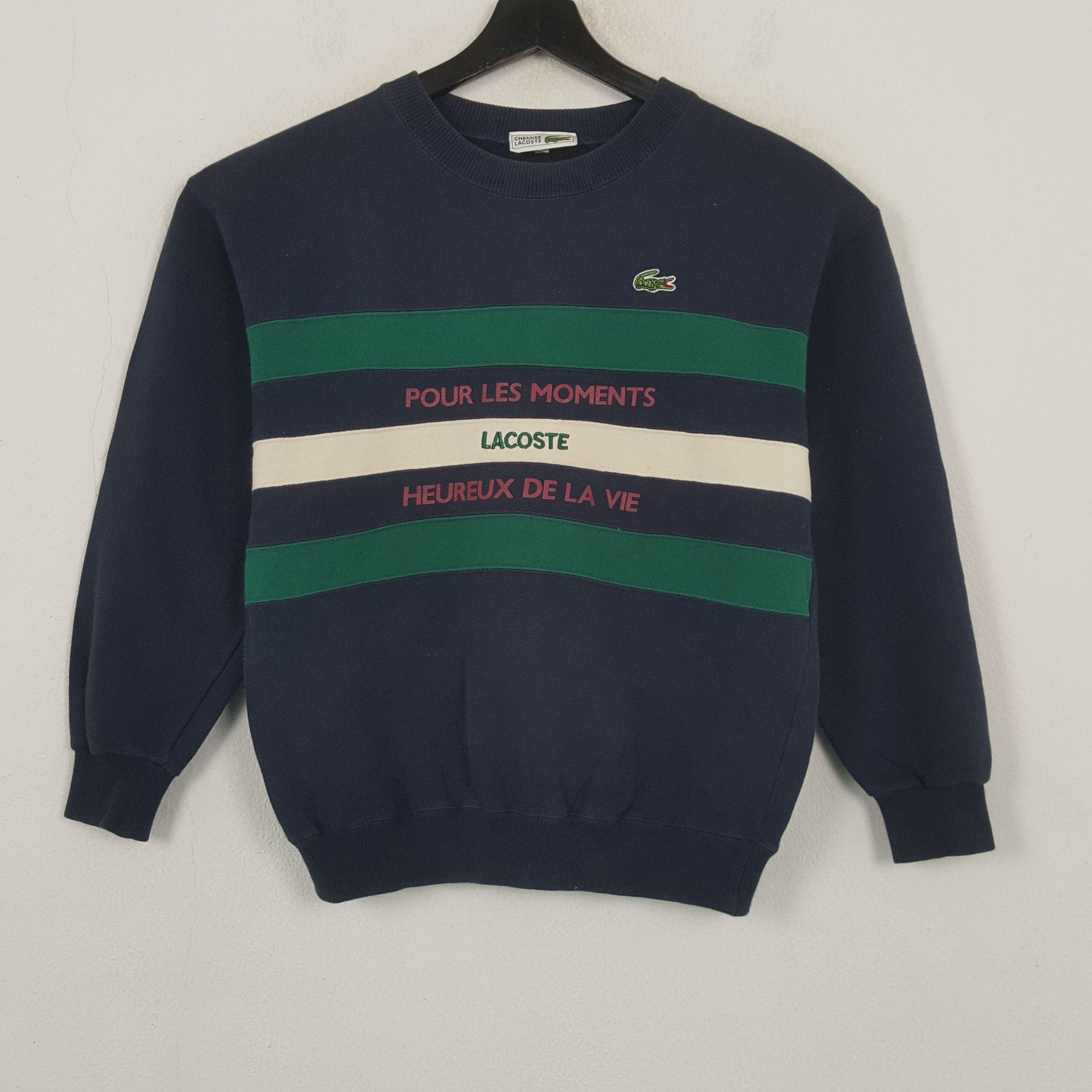 Lacoste Lacoste Pour Les Moments Heureux De La Vie Sweatshirt RR9 Size US S / EU 44-46 / 1 - 1 Thumbnail