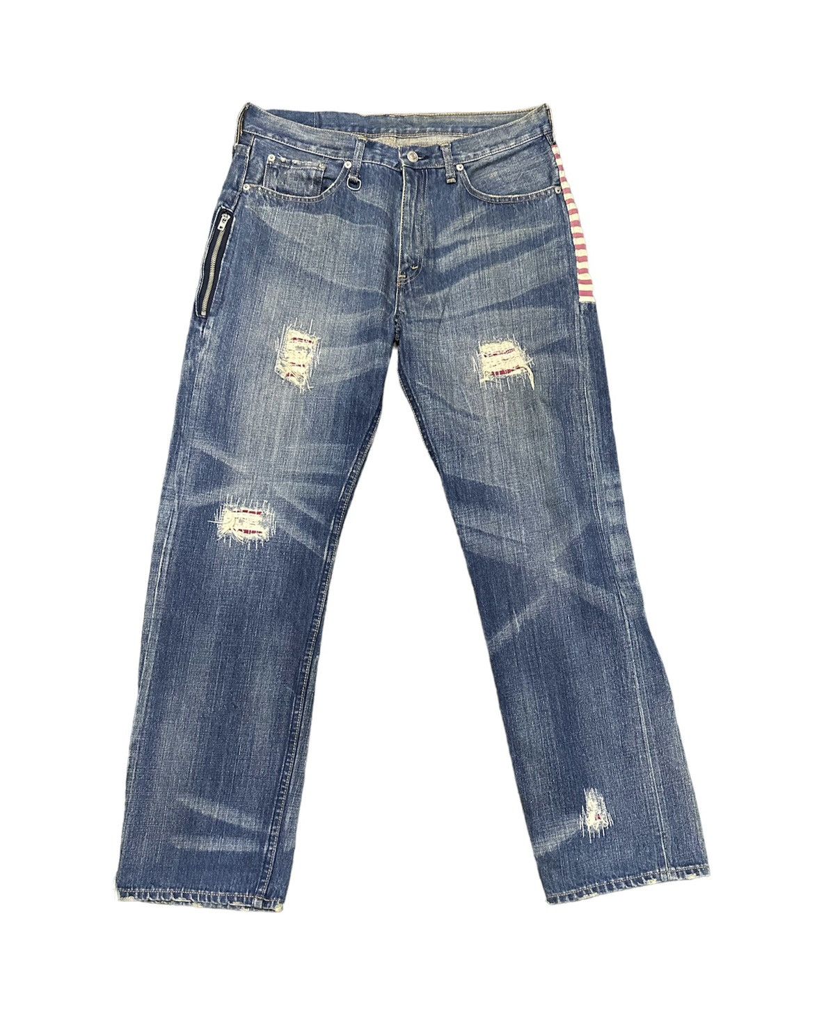 Levi's Levis x fragment design patchwork jeans | Grailed