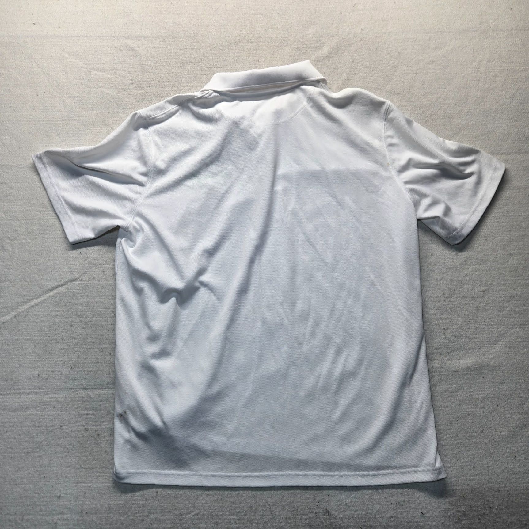 Vintage Edwards Polo Shirt Adult 2XL White Cotton Polyester Regular Short Sleeve Buttoned Edwards AP-360 Mens Shirt Size US XXL / EU 58 / 5 - 8 Thumbnail