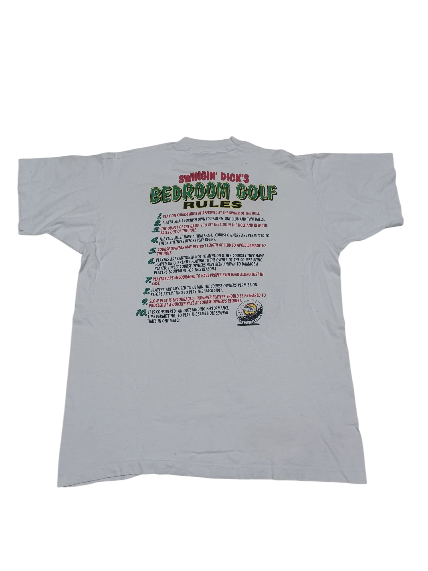 Other SWINGIN' DICKS HUMOR VINTAGE 1992 NUDE SEX TEE Size US L / EU 52-54 / 3 - 3 Thumbnail