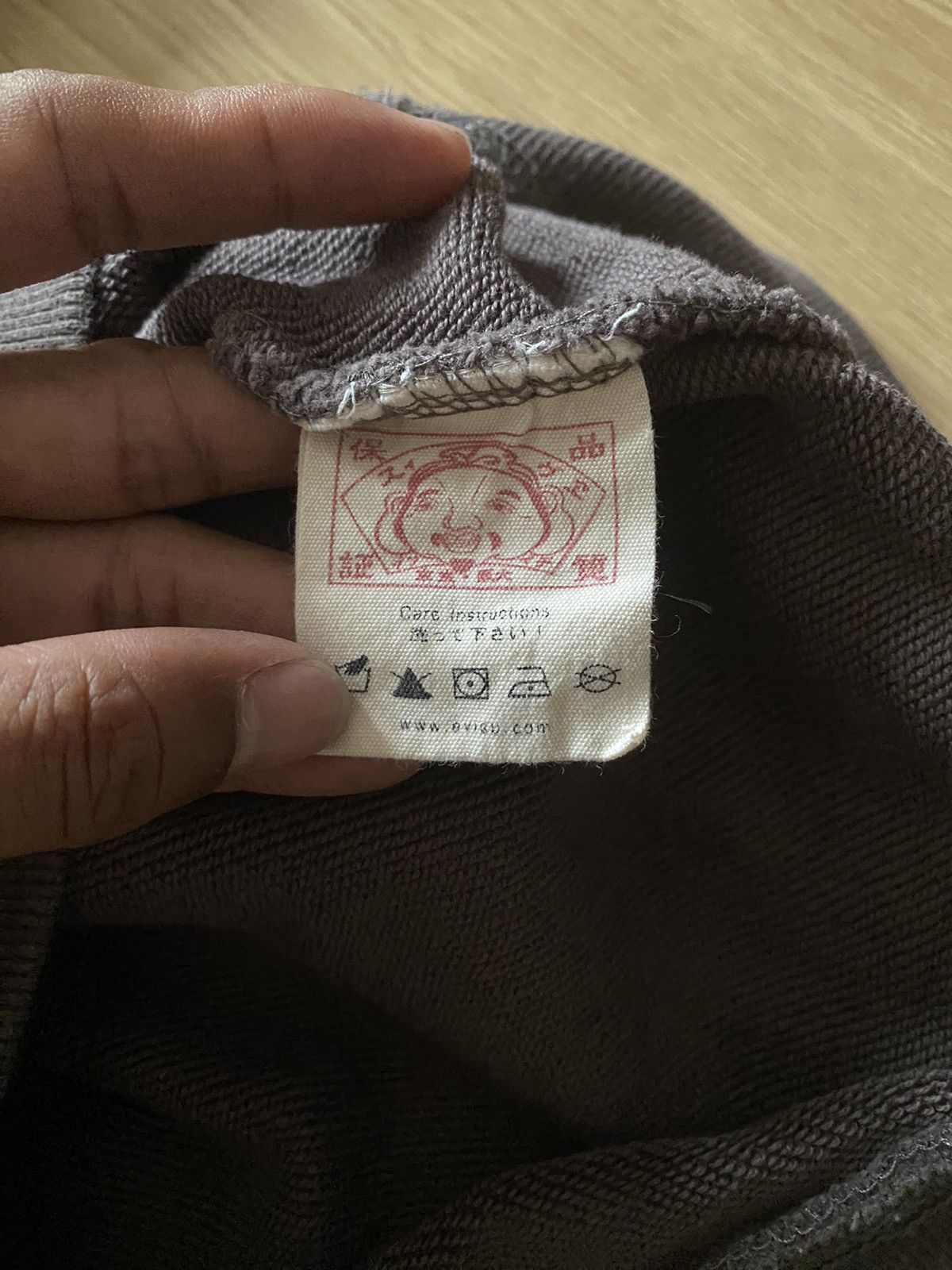 Japanese Brand Back Printed Logo Evisu Distressed Crewneck Size US L / EU 52-54 / 3 - 8 Thumbnail