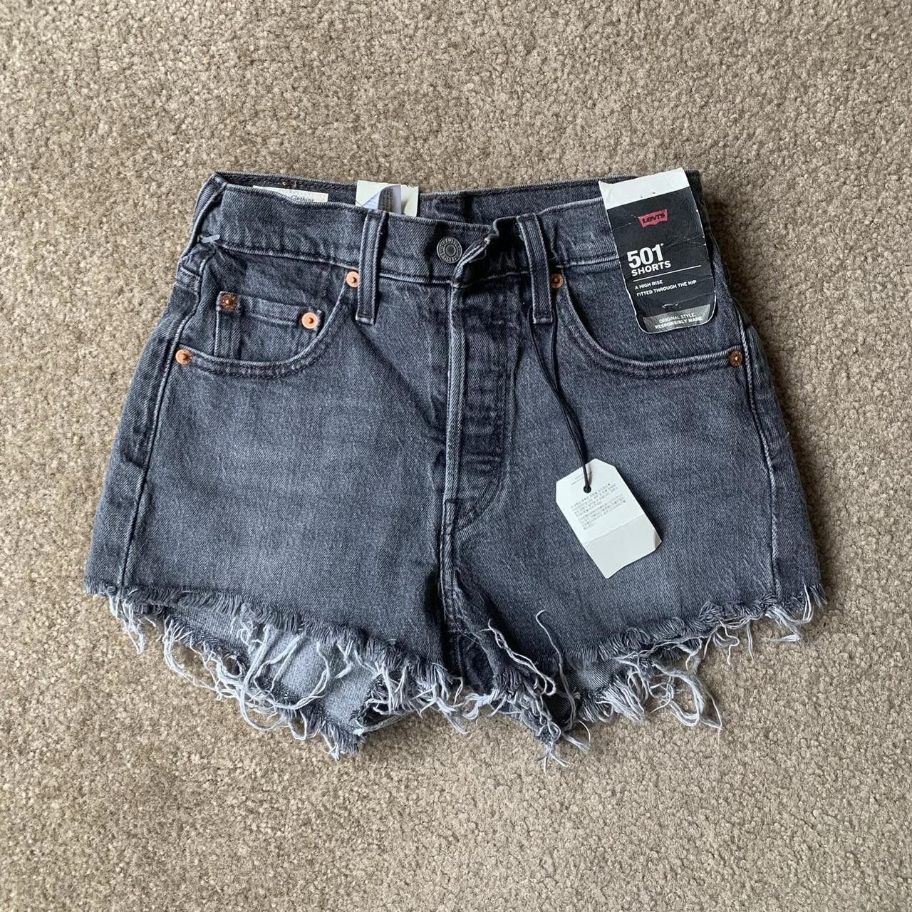 Levi's Levis Black And Grey Denim Size 24" / US 00 / IT 34 - 2 Thumbnail