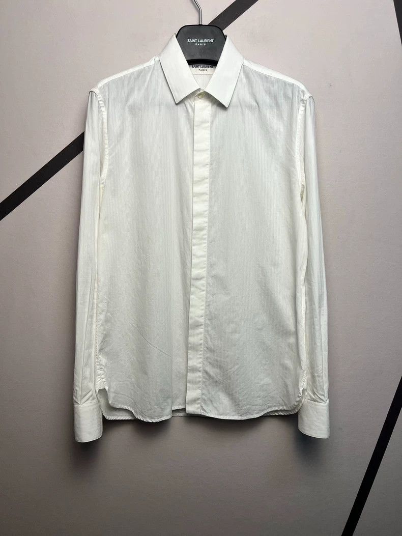 Yves Saint Laurent Saint laurent size 37 Spring/Summer 21 White Stripe Rigid Size US M / EU 48-50 / 2 - 1 Thumbnail