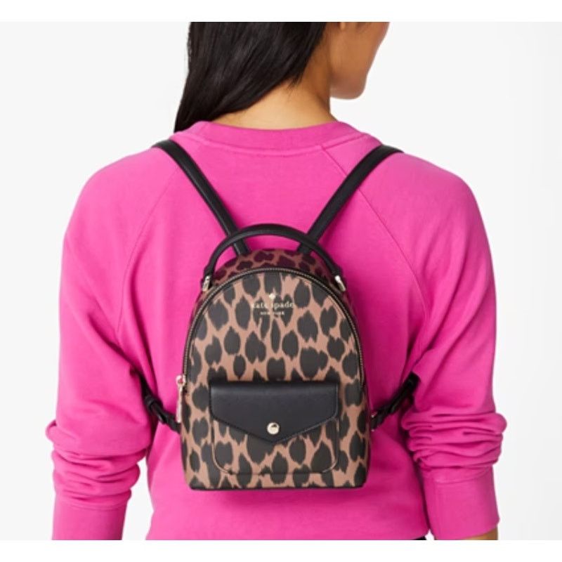 Kate Spade Kate Spade Spotted Animal Leopard Schuyler Mini Backpack Size ONE SIZE - 7 Thumbnail