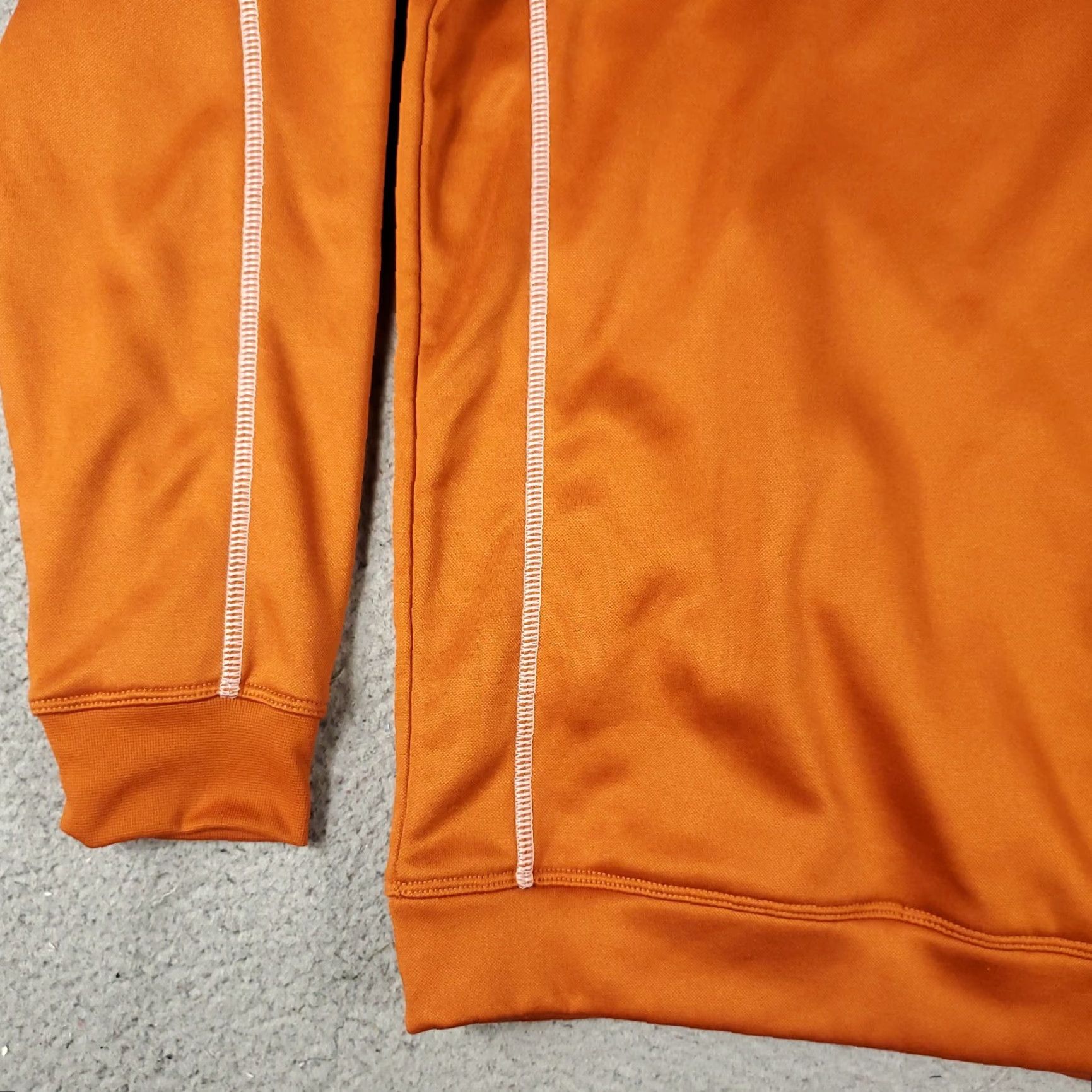 Nike Nike Sweatshirt Mens Large Orange 1/4 Zip Pullover Swoosh Logo Knit Mock Neck Long Sleeve Modern Sports Nike Mens Regular Gift Size US L / EU 52-54 / 3 - 3 Thumbnail