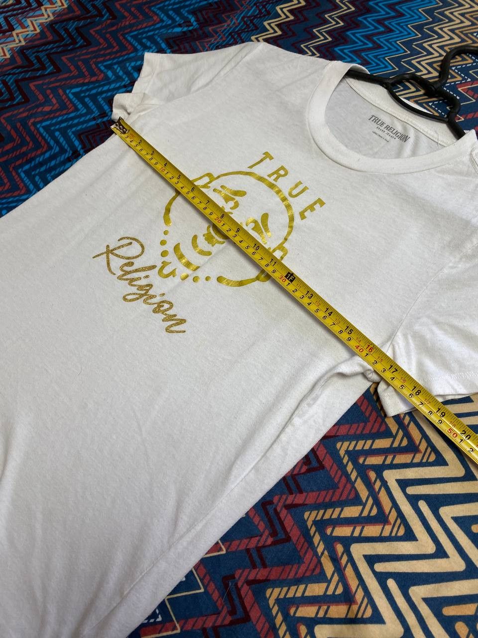 True Religion × Vintage True Religion Brand Jeans Graphic Tee Vintage Streetwear Size L / US 10 / IT 46 - 13 Thumbnail