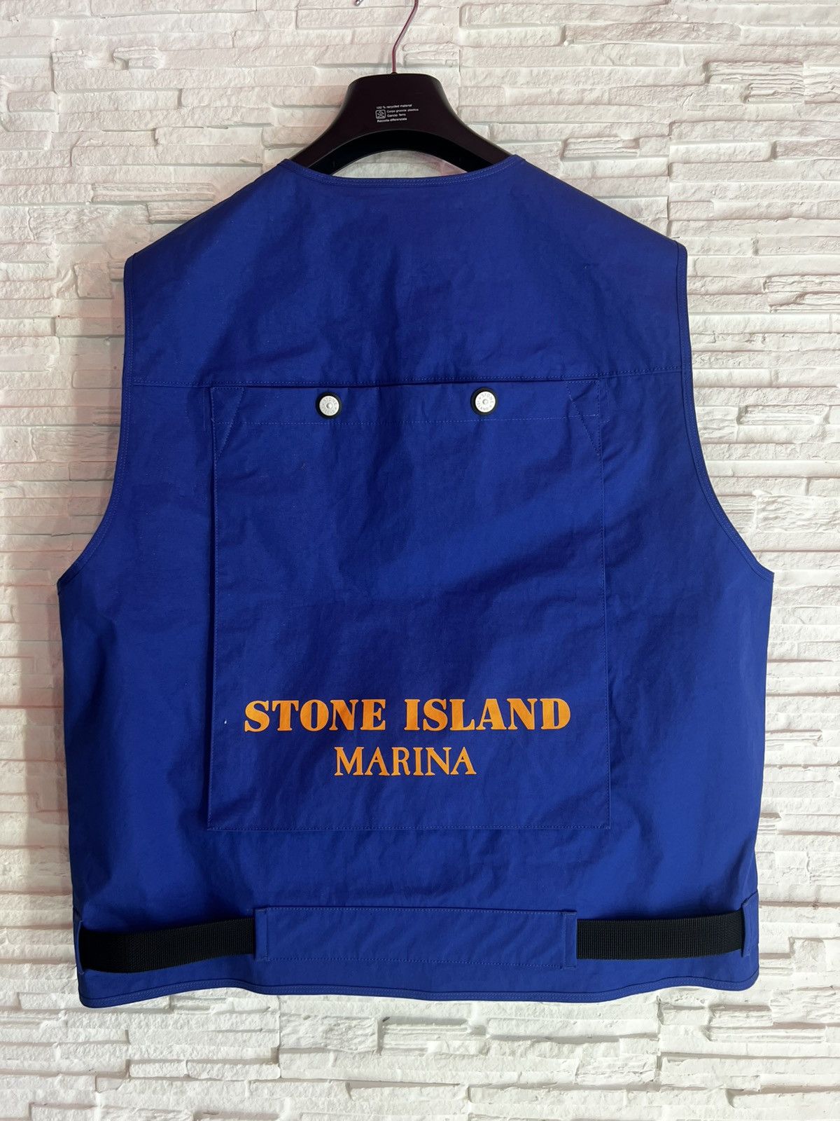 Stone Island Stone Island Marina Aluminium Tela Vest Size M Cotton New Size US M / EU 48-50 / 2 - 1 Thumbnail