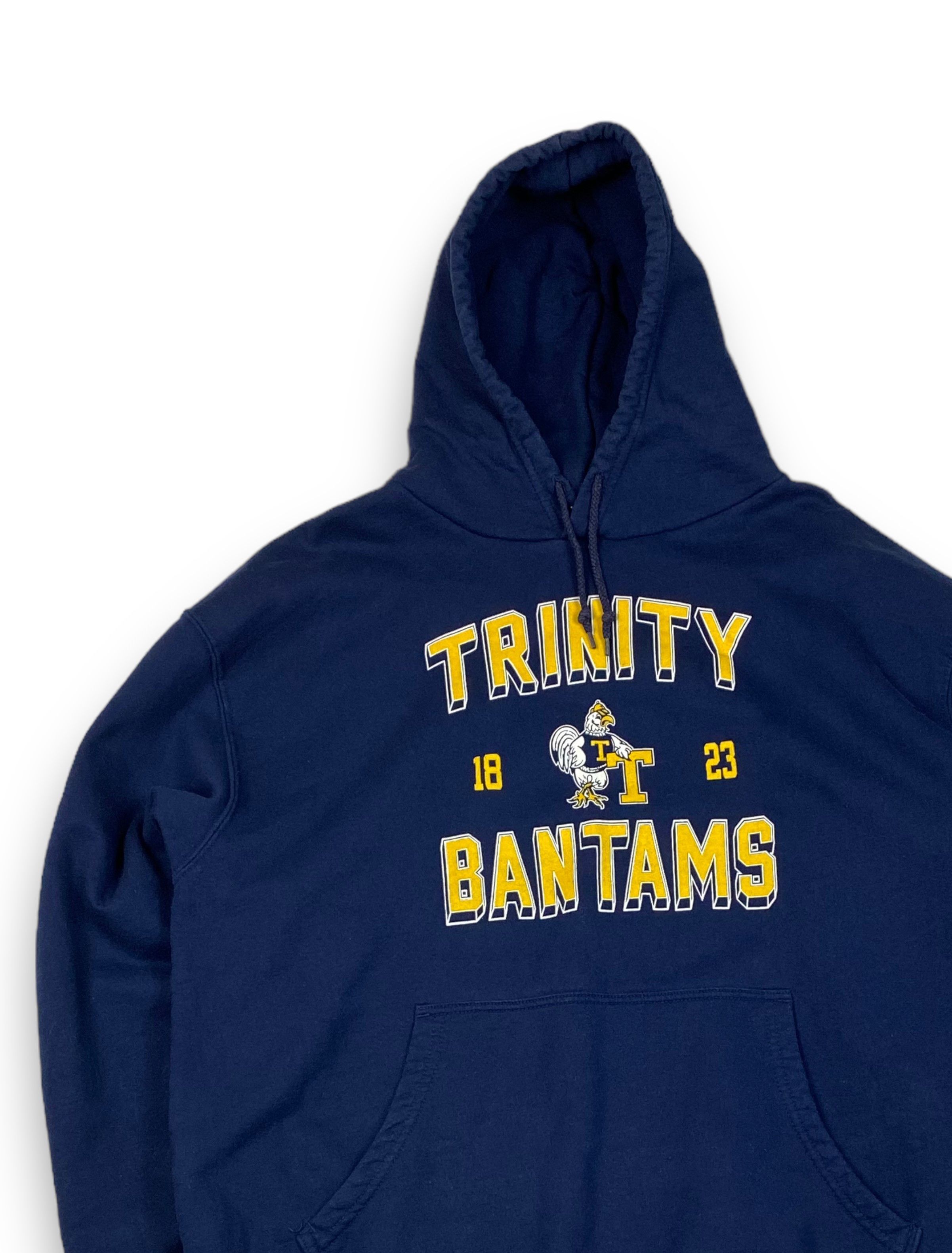 Other Vintage TRINITY BANTAMS Navy Heavy Big Logo Hoodie M784 Size US XL / EU 56 / 4 - 3 Thumbnail