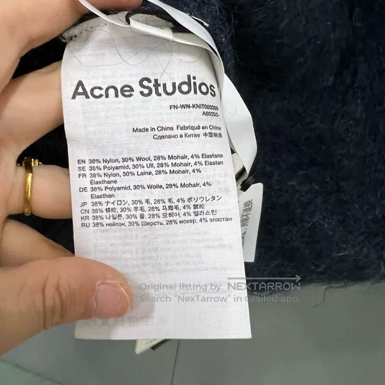 Acne Studios Acne Studios V-neck Wool Knit Sweater Size US XS / EU 42 / 0 - 5 Thumbnail