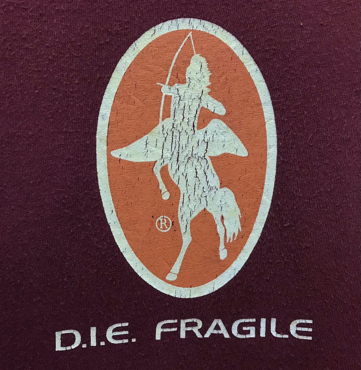 Vintage Vintage United Sports D.I.E. Fragile Made In Usa Shirt Size US M / EU 48-50 / 2 - 3 Thumbnail