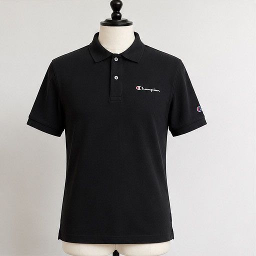 Champion Champion Black Polo Shirt Size M Size US M / EU 48-50 / 2 - 1 Thumbnail