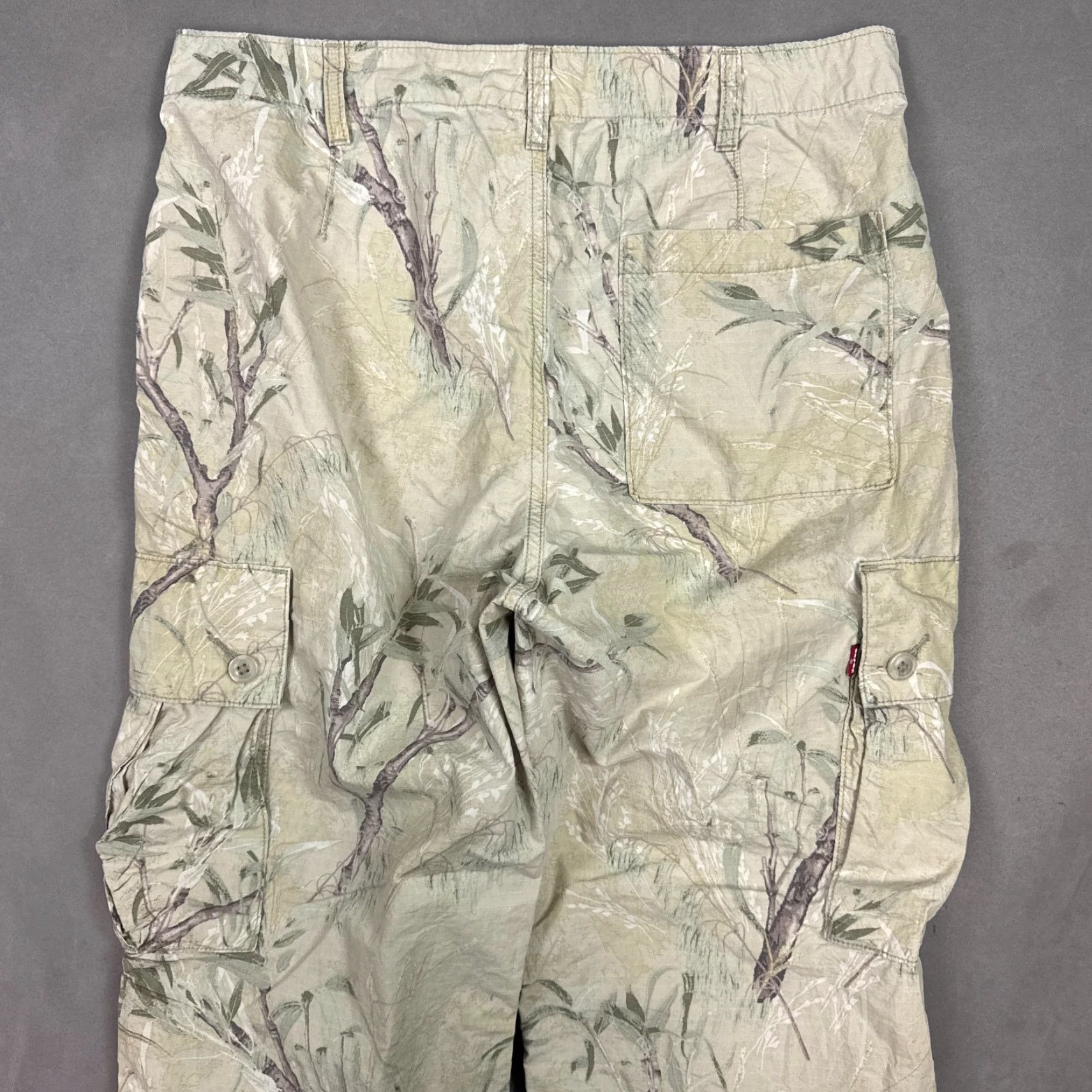 Levi's Levis Pants Mens 32x28 Beige Cargo Parachute Foliage Camo Ripstop Lightweight Size US 32 / EU 48 - 6 Thumbnail