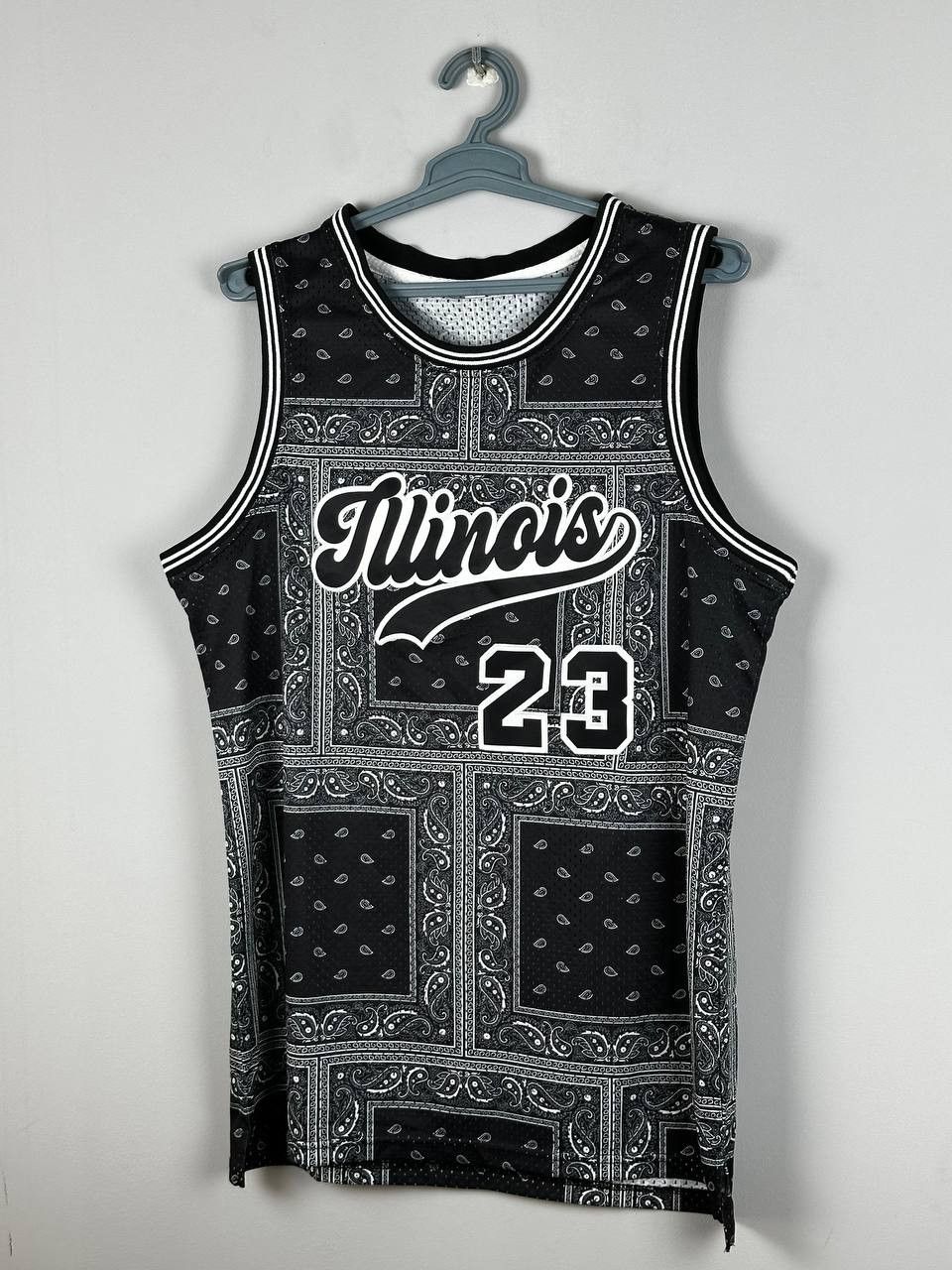 Other Illinois Goat 23 Bandana Print Basketball Jersey Size US XL / EU 56 / 4 - 3 Thumbnail